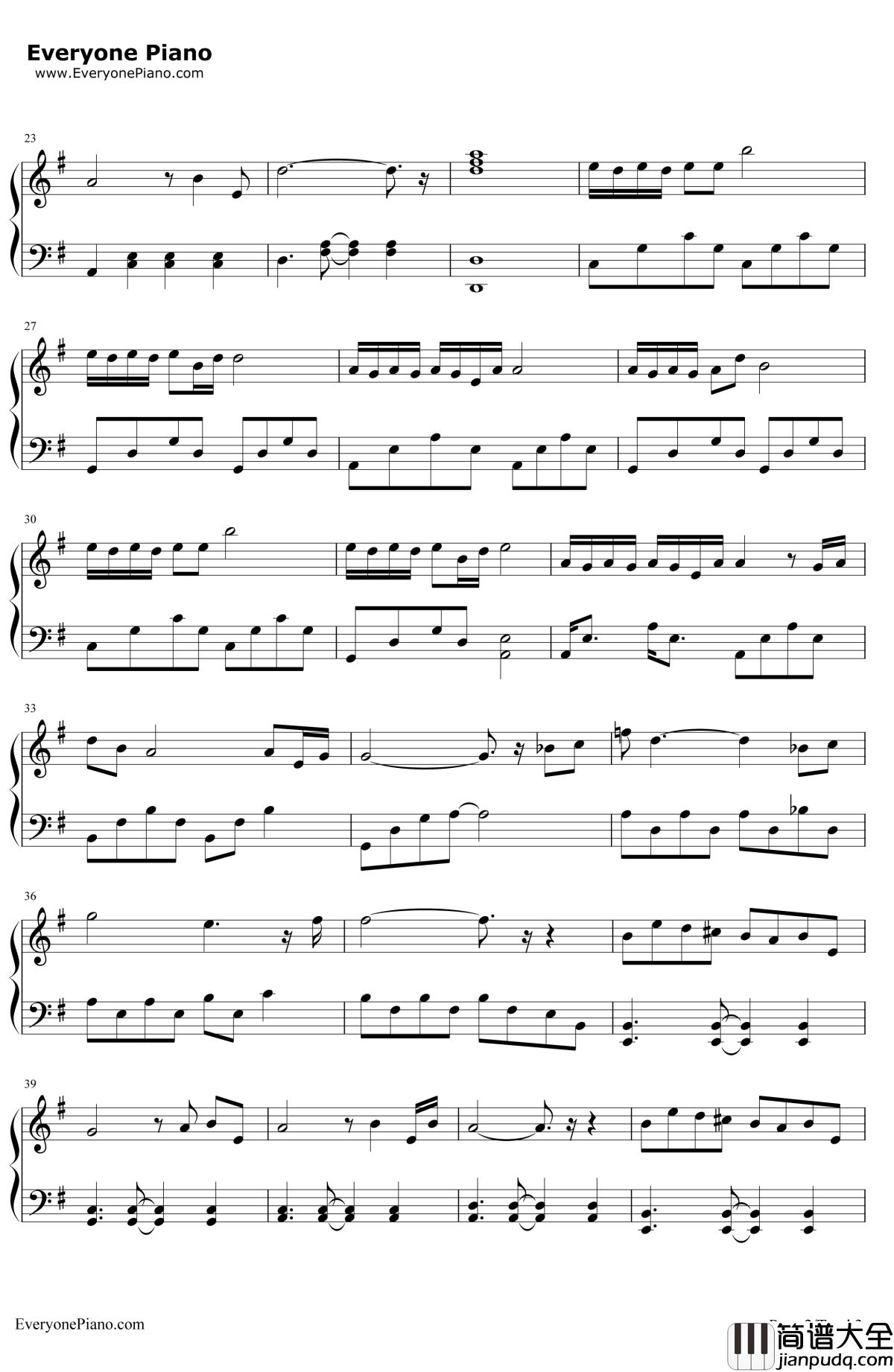 还魂门钢琴谱_胡彦斌_老九门OST