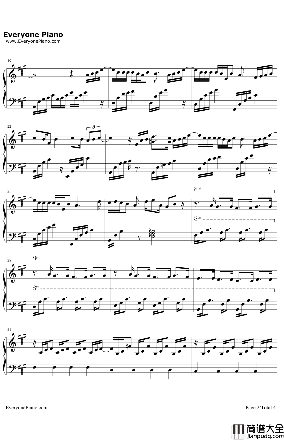 只是朋友钢琴谱_陈翔_旋风少女2ED