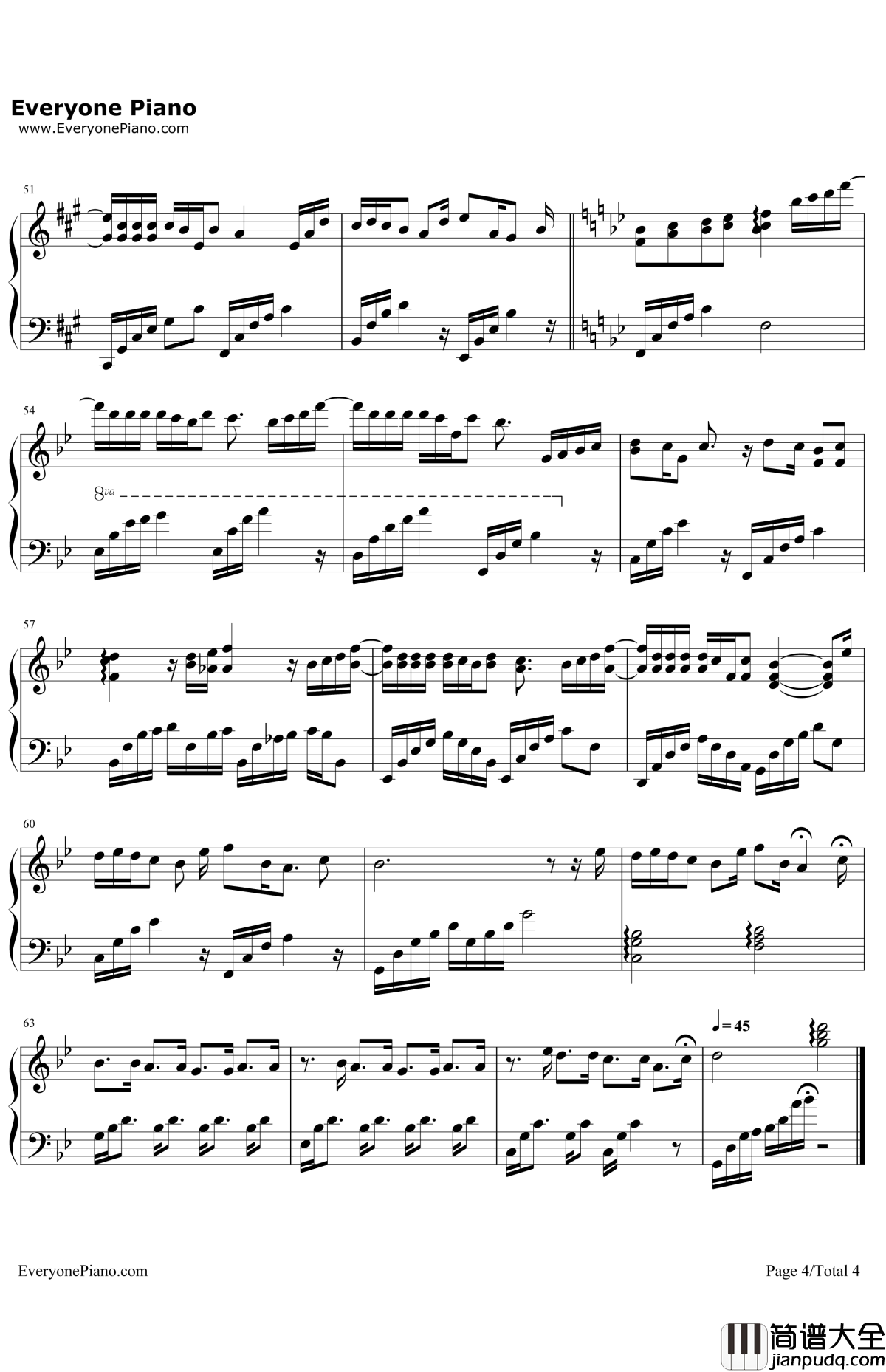 只是朋友钢琴谱_陈翔_旋风少女2ED