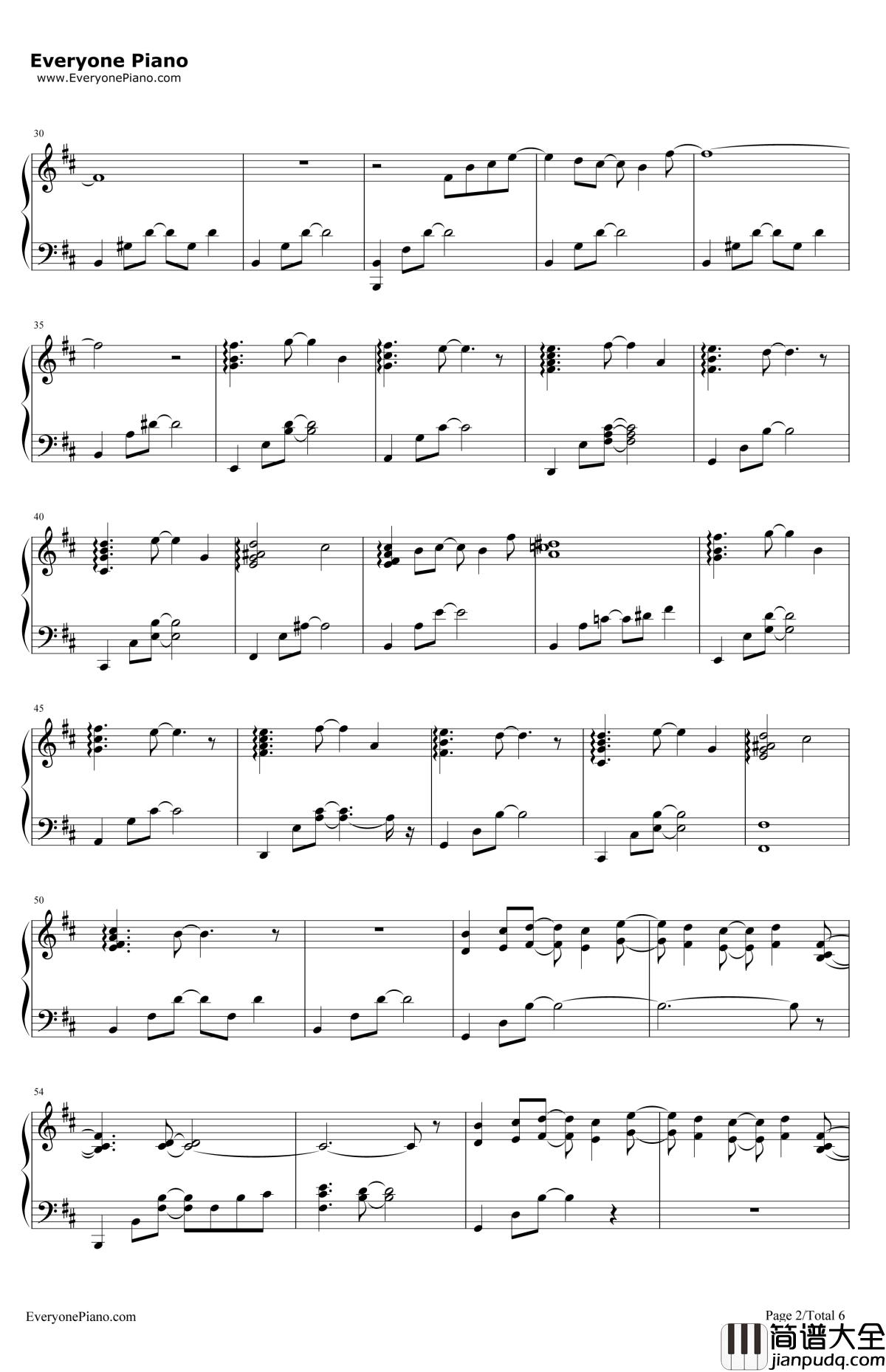 风之旅钢琴谱_西村由纪江_風の旅