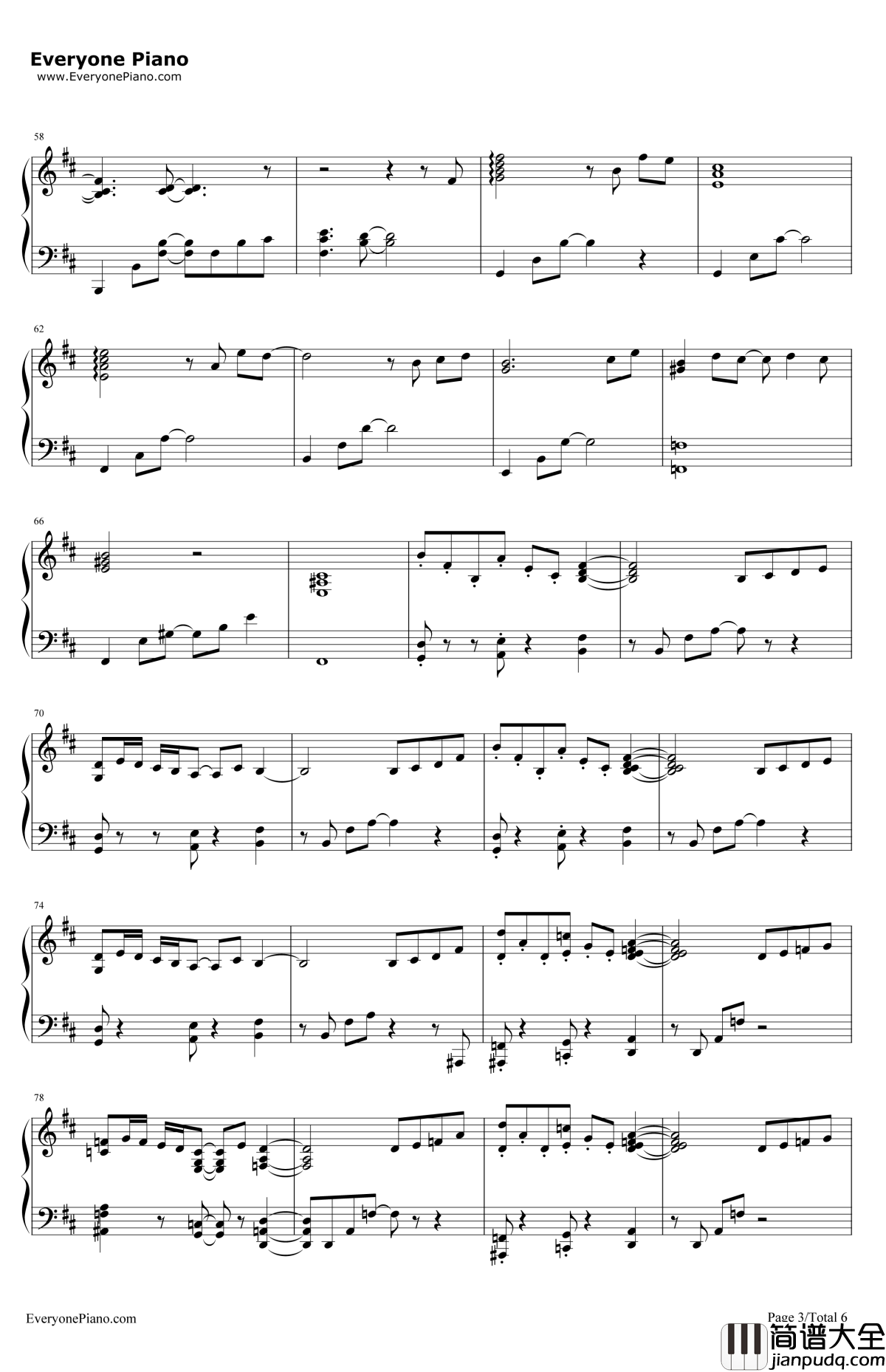 风之旅钢琴谱_西村由纪江_風の旅