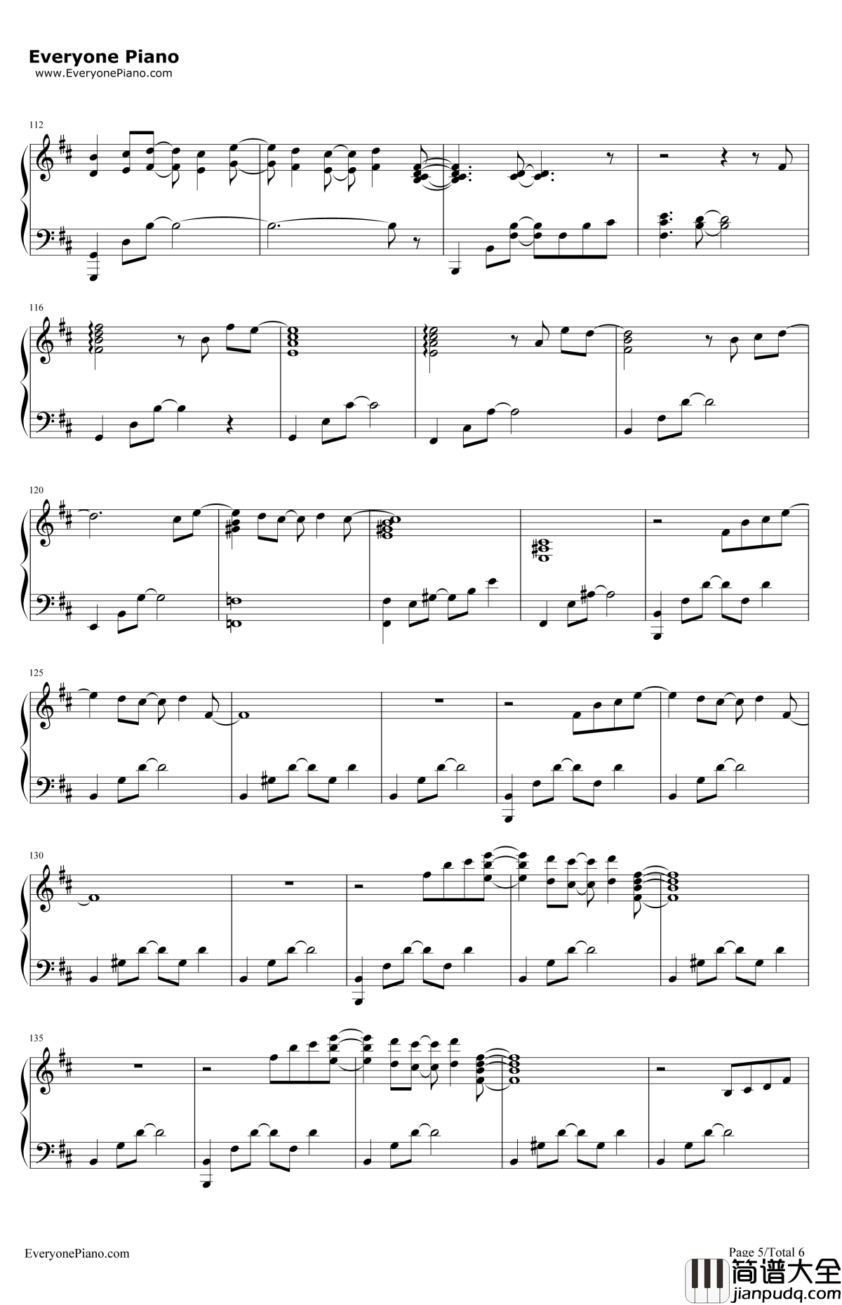 风之旅钢琴谱_西村由纪江_風の旅