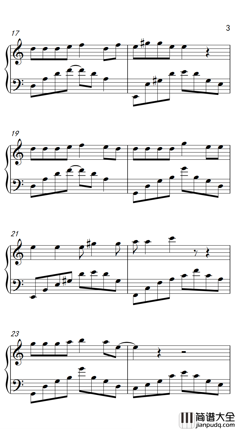 红蔷薇钢琴谱_韩红/丽江小倩_不忘绽放这一生