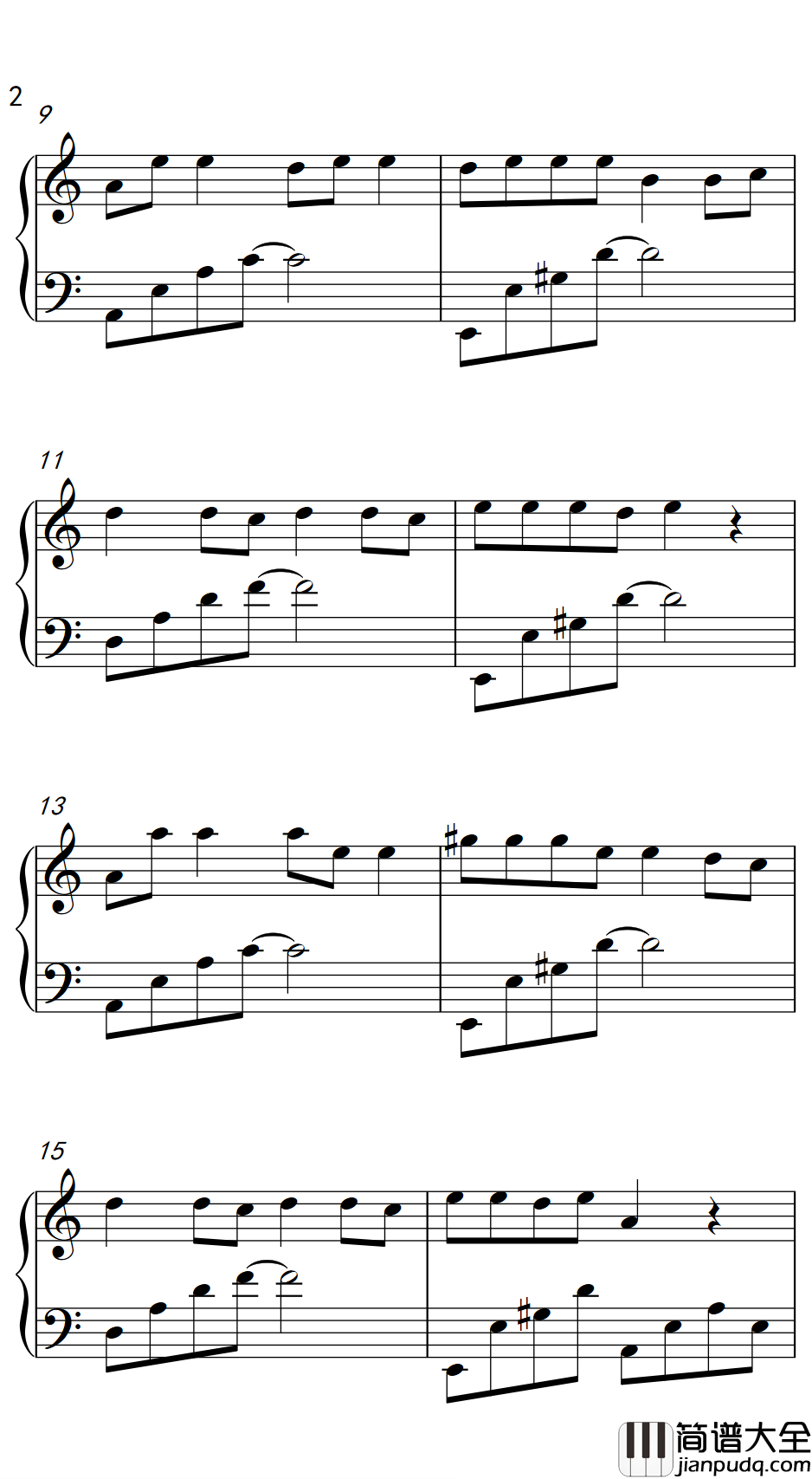 红蔷薇钢琴谱_韩红/丽江小倩_不忘绽放这一生