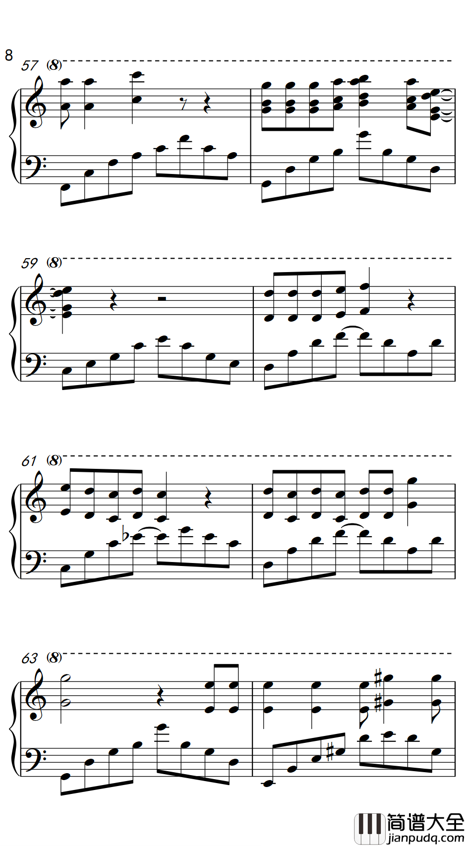 红蔷薇钢琴谱_韩红/丽江小倩_不忘绽放这一生