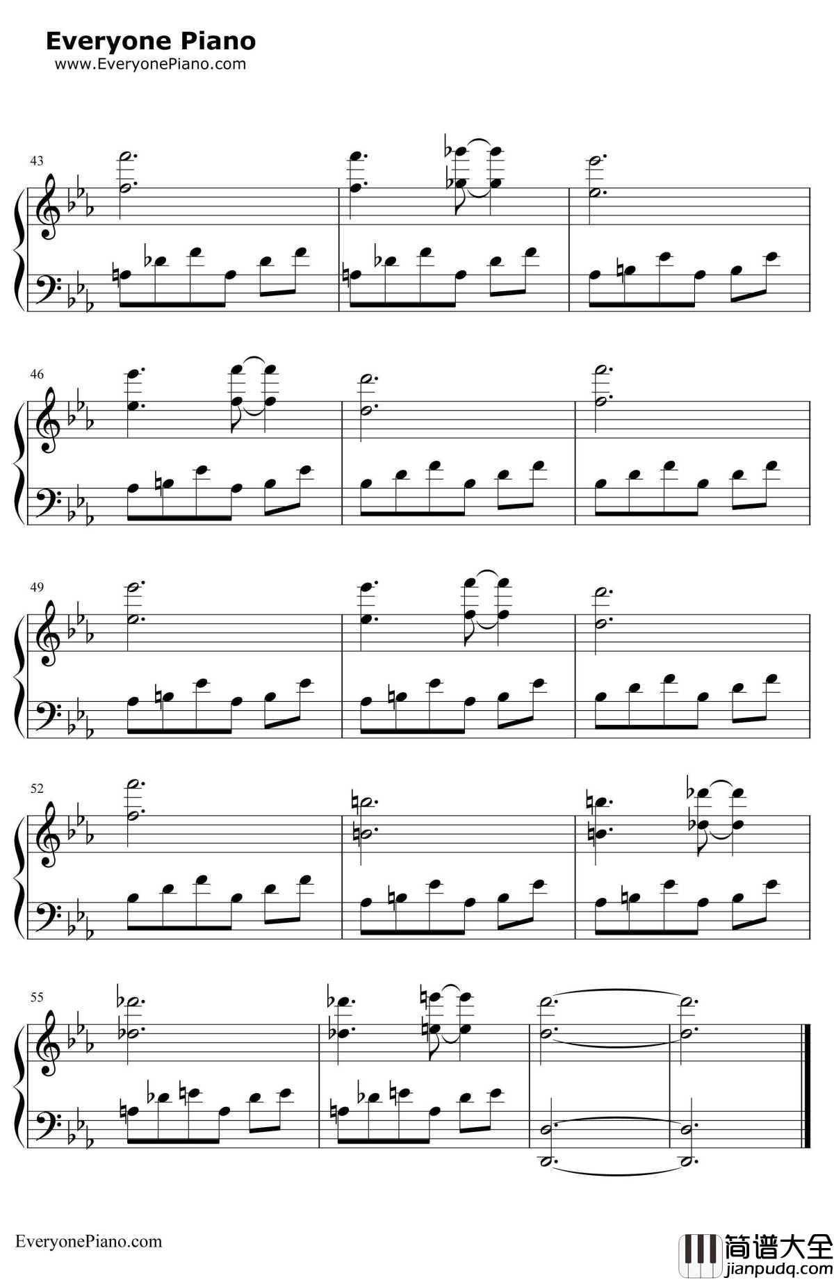 TheHandsDealt钢琴谱_MichaelGiacchino_电影_奇异博士_插曲