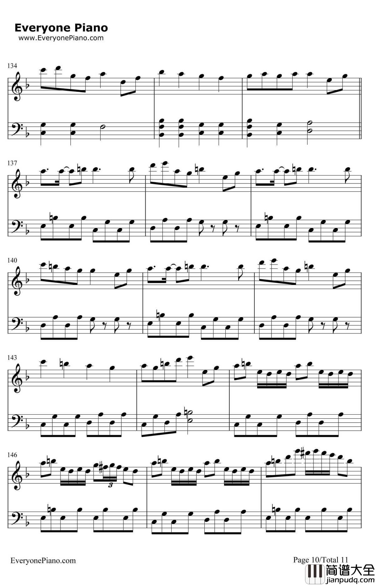 千本樱简单版钢琴谱_初音未来