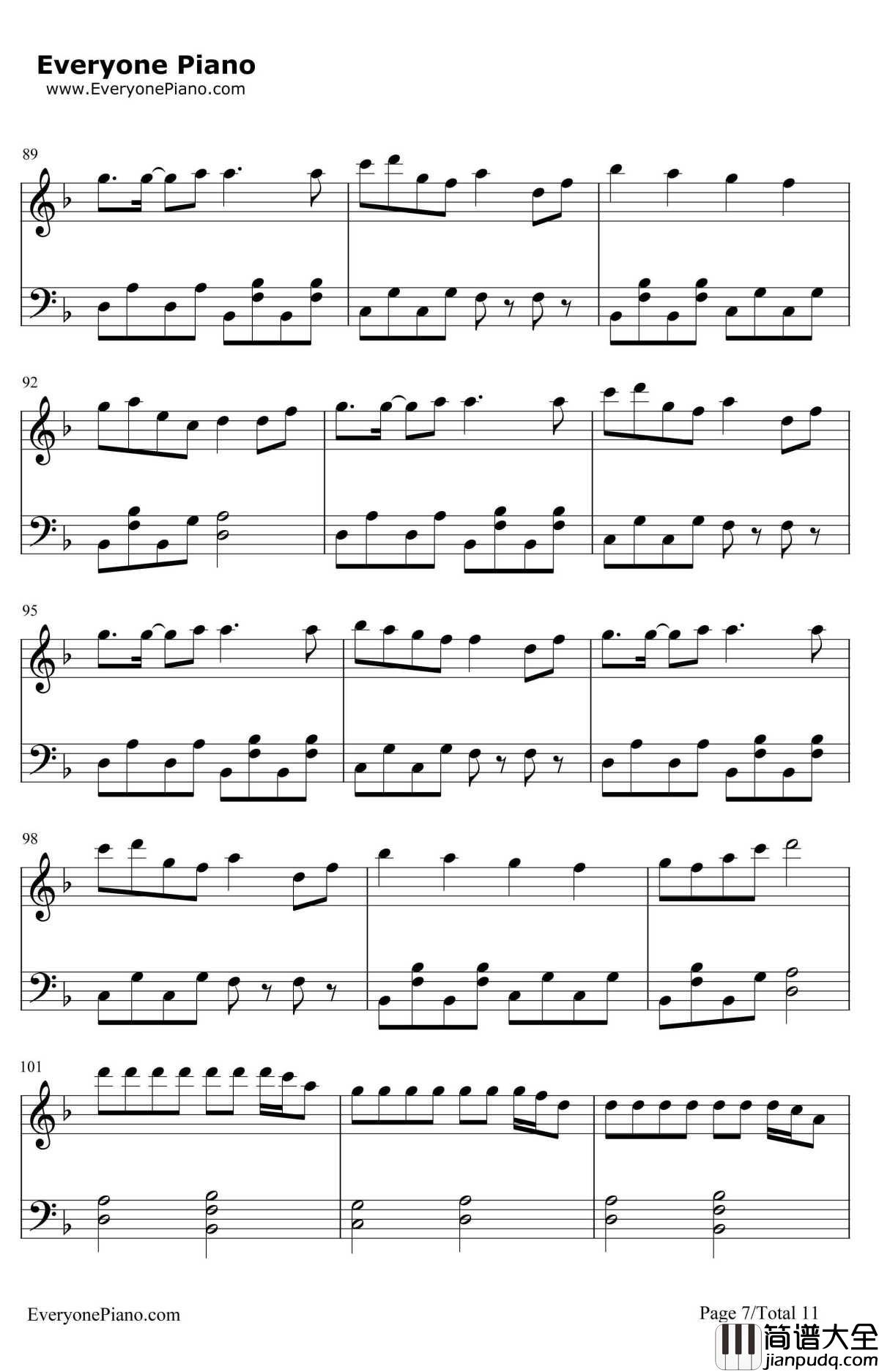 千本樱简单版钢琴谱_初音未来