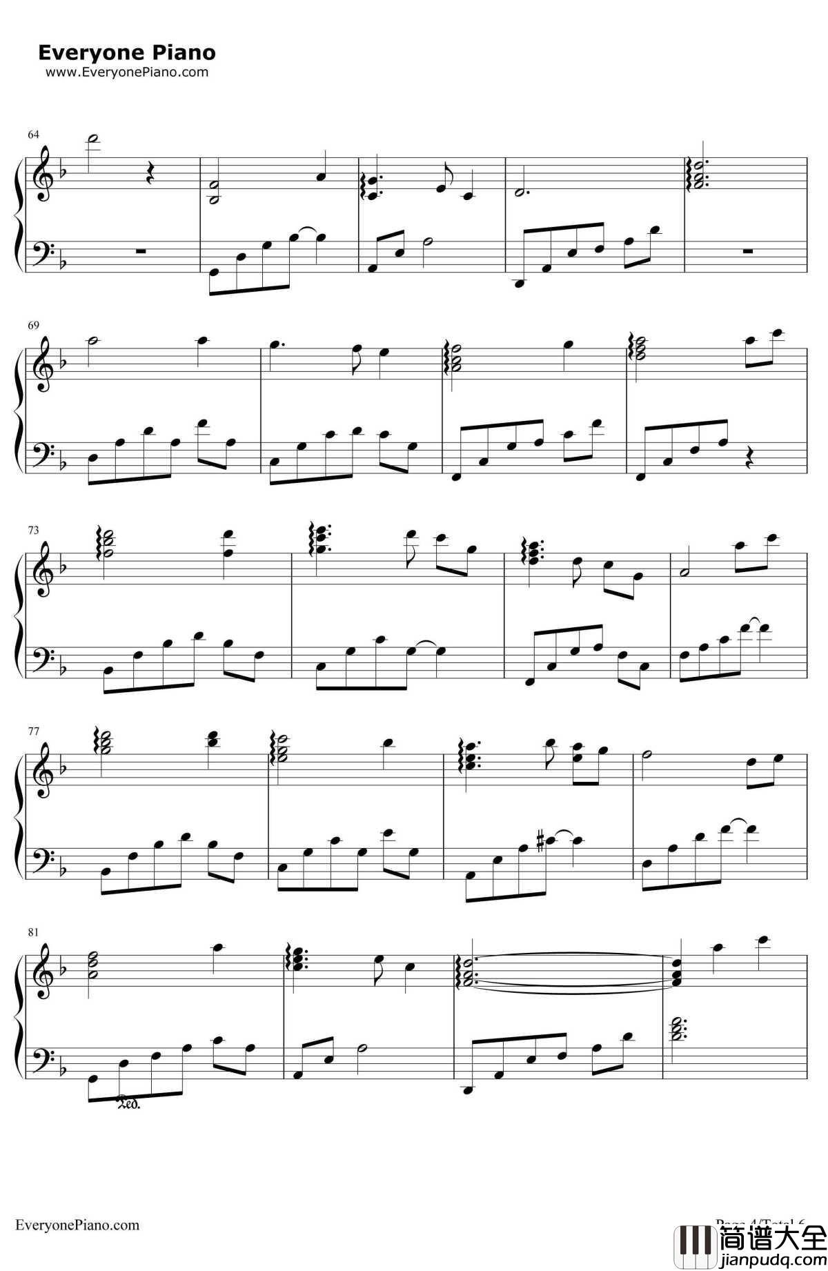 MorethanLove钢琴谱_韩成民_假如爱有天意插曲