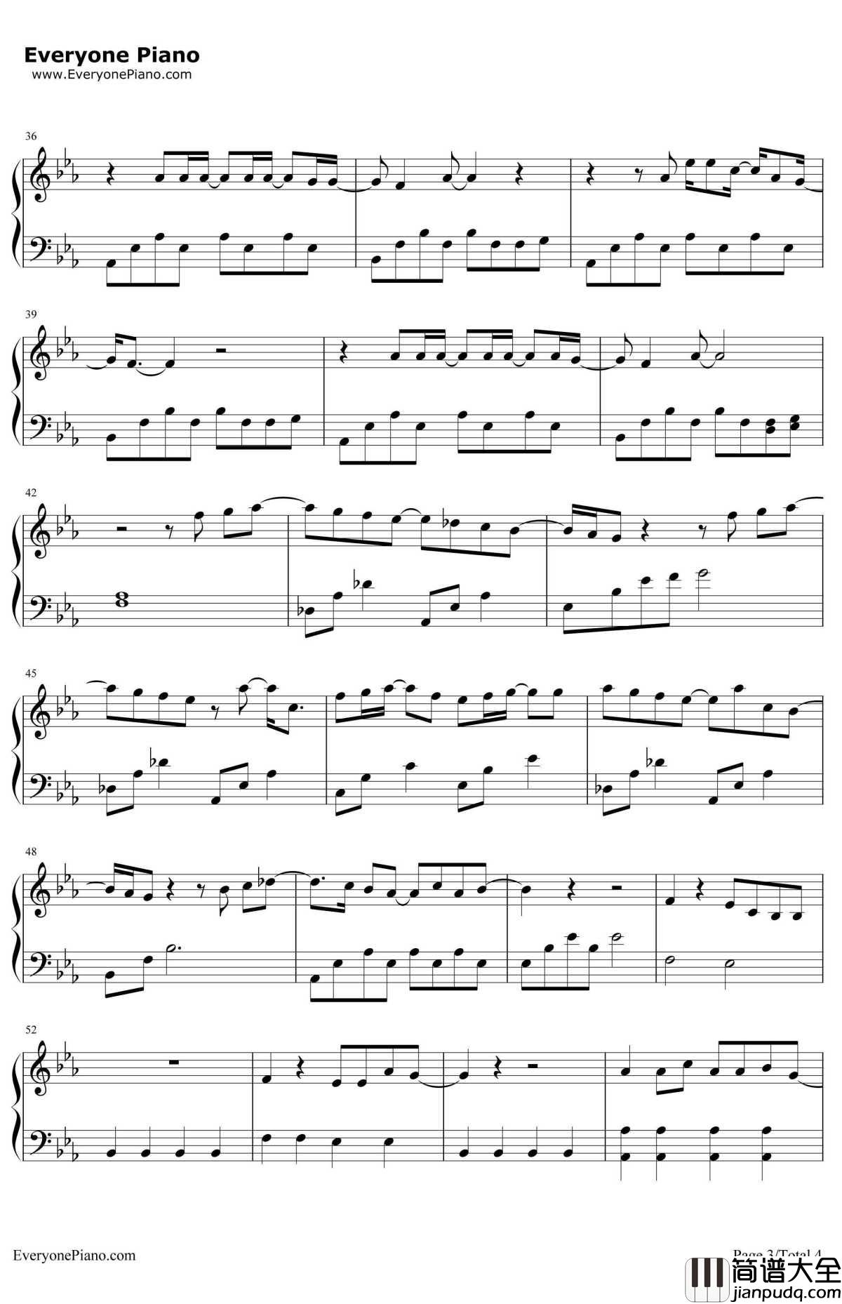 HoldOnToOurLove钢琴谱_TomChaplin