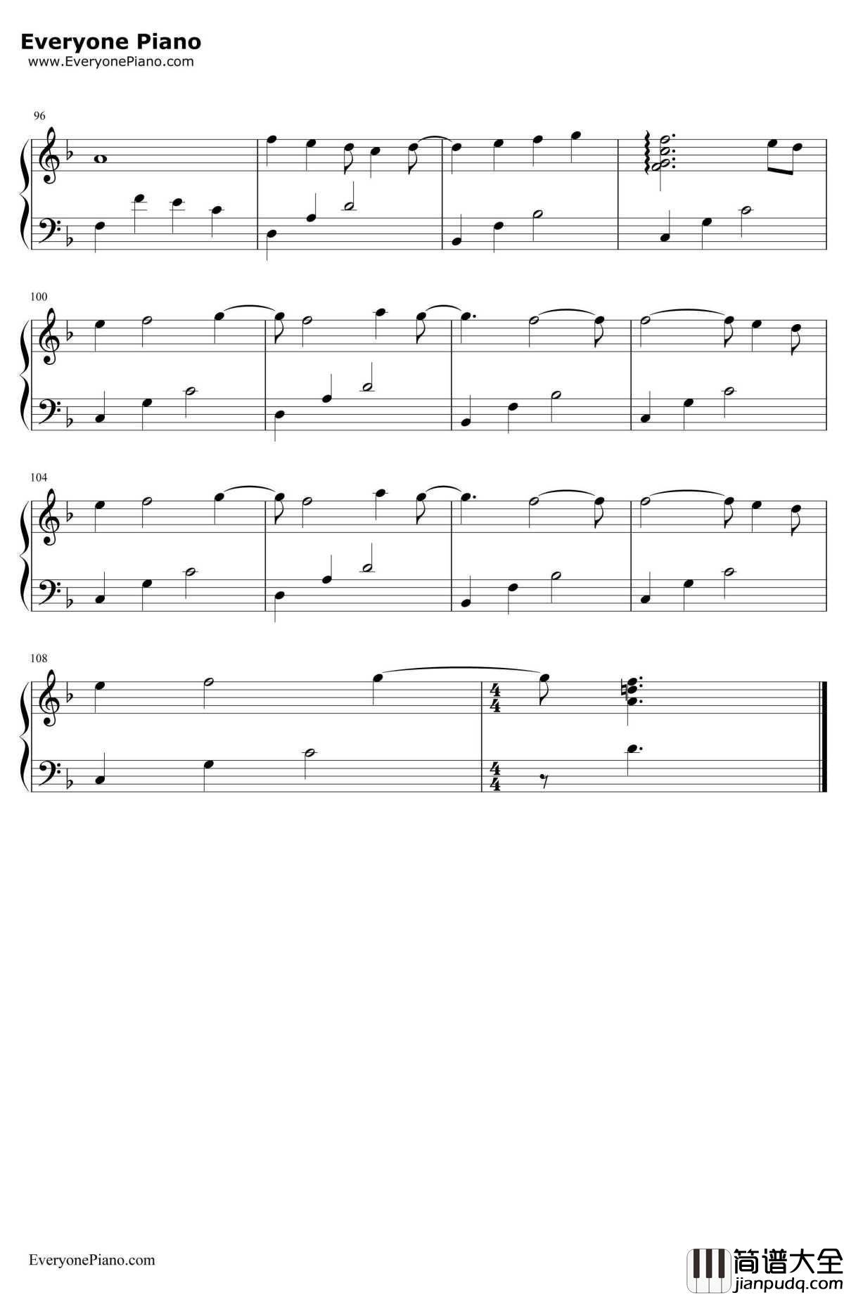 Recollection钢琴谱_October