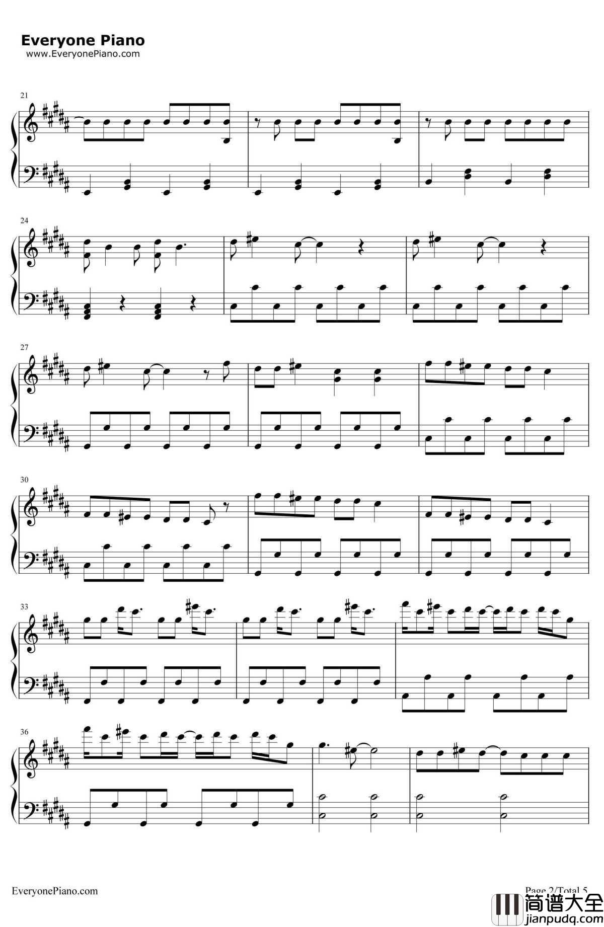 SweeterThanFiction钢琴谱_TaylorSwift