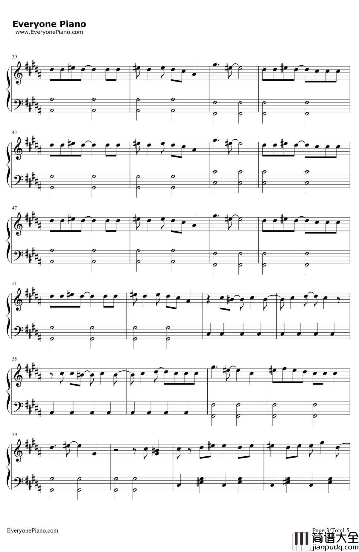 SweeterThanFiction钢琴谱_TaylorSwift