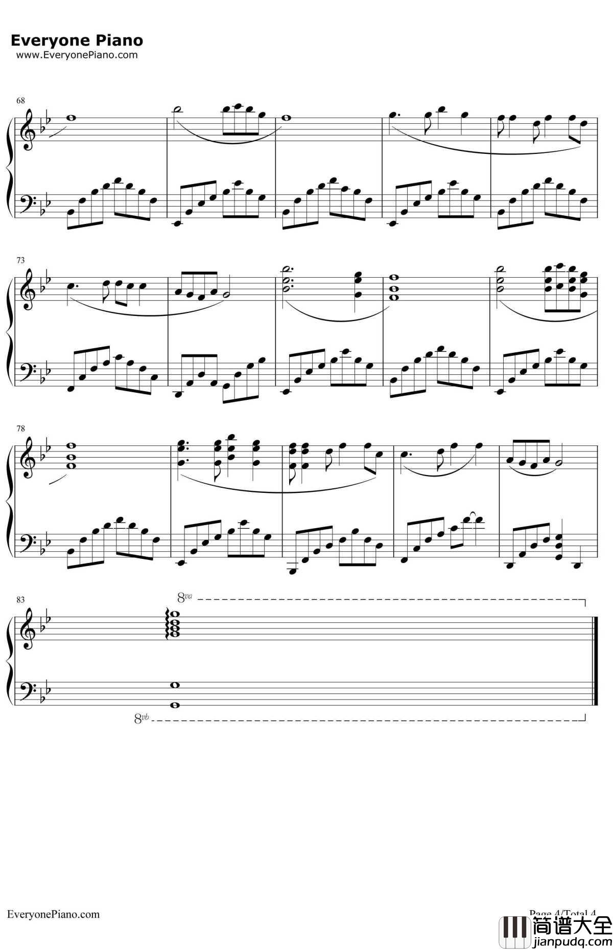 鲁冰花钢琴谱_曾淑勤_完整版