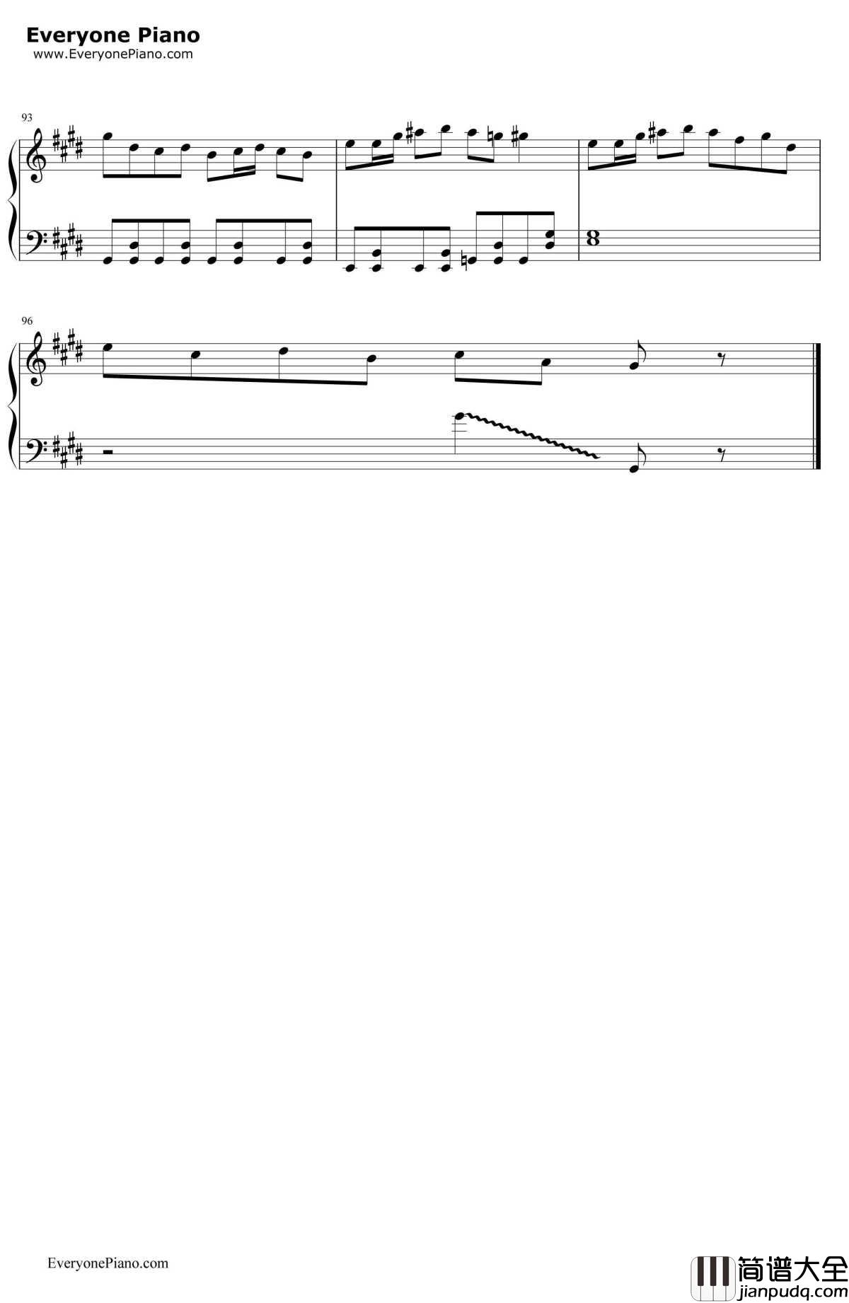 ↑人生ゲーム↓钢琴谱_初音ミク初音未来