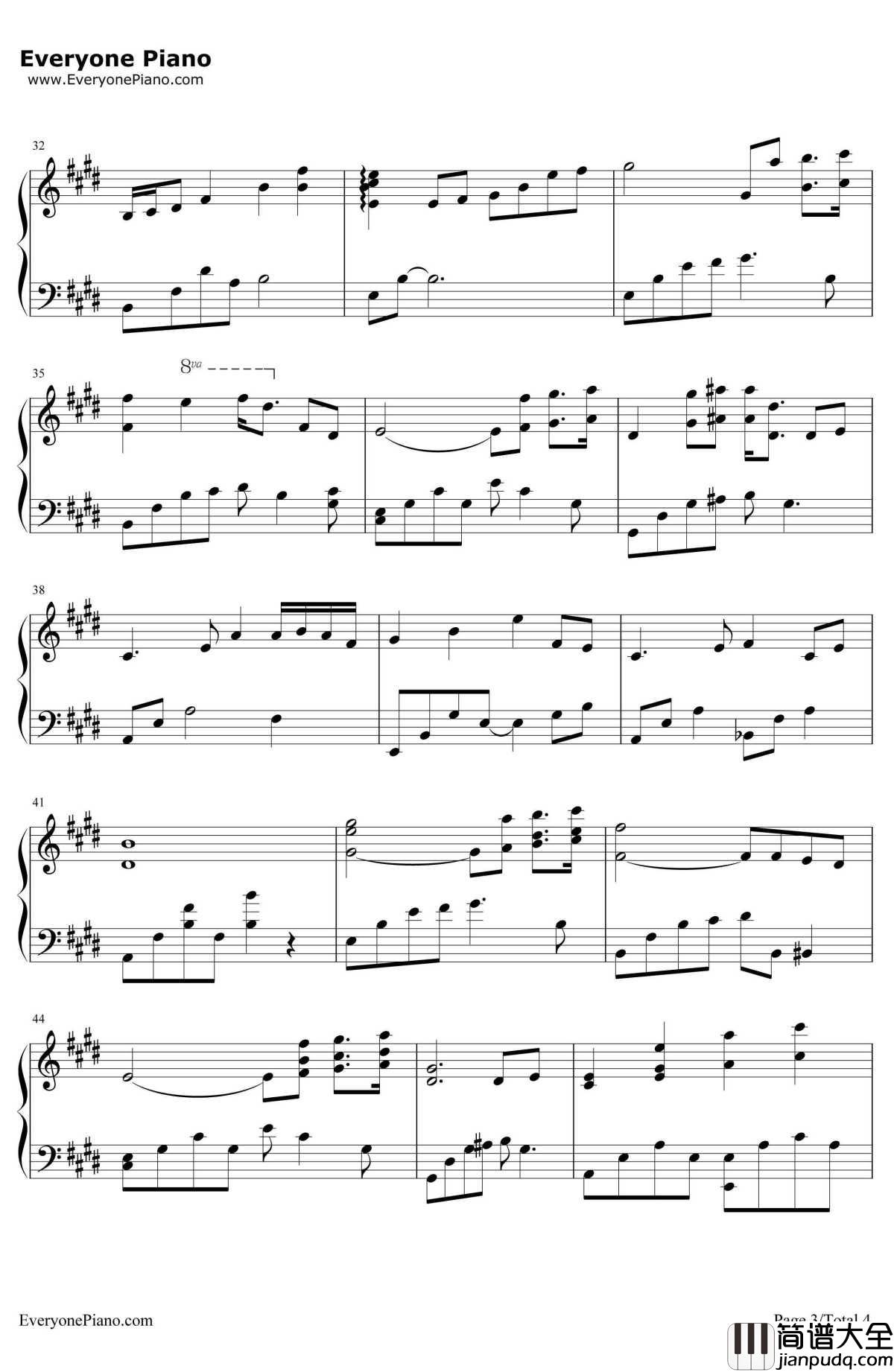 MarsAndVenus钢琴谱_班得瑞__微风山谷_班得瑞