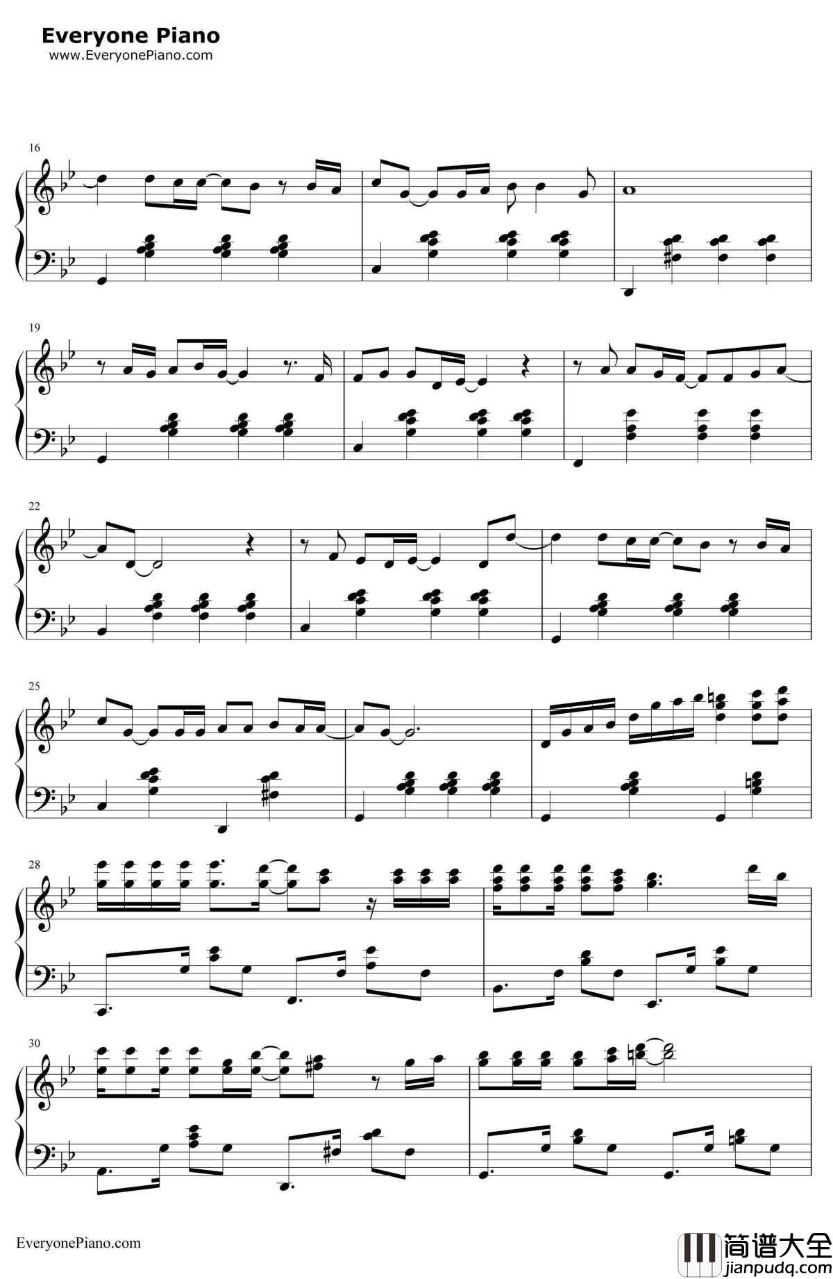 你怎么舍得我难过钢琴谱_黄品源_蓝宇片尾曲