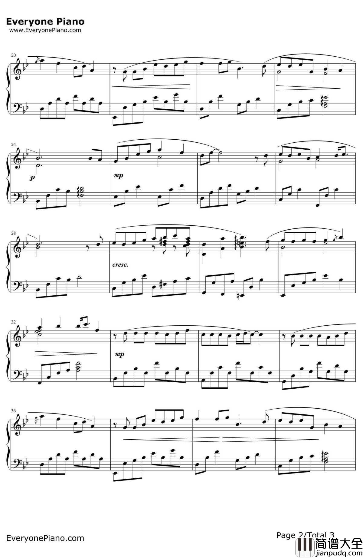 夏天的味道钢琴谱_许飞