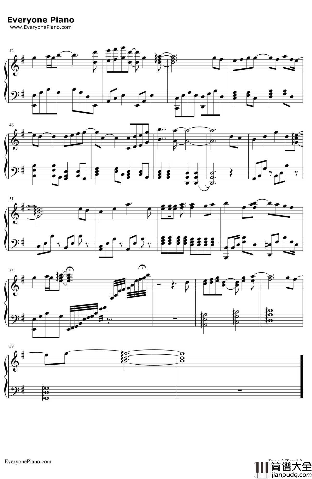 唯一的人钢琴谱_金炯秀(K.Will)_韩剧_匹诺曹_插曲