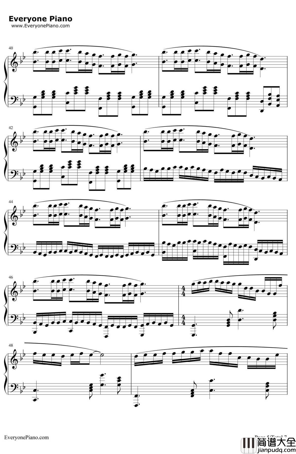 梦中的婚礼钢琴谱_理查德•克莱德曼_改编版