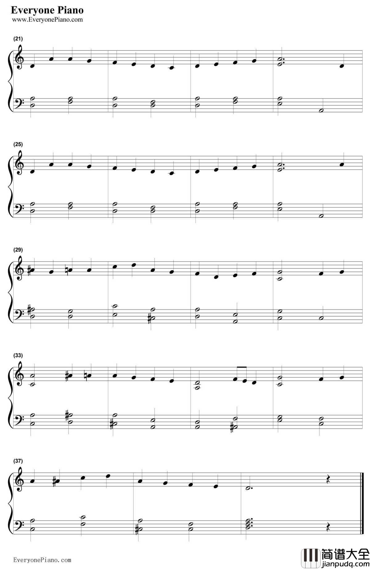 快乐的上帝（GodRestYouMerryGentlemen）钢琴谱_WilliamB.Sandys