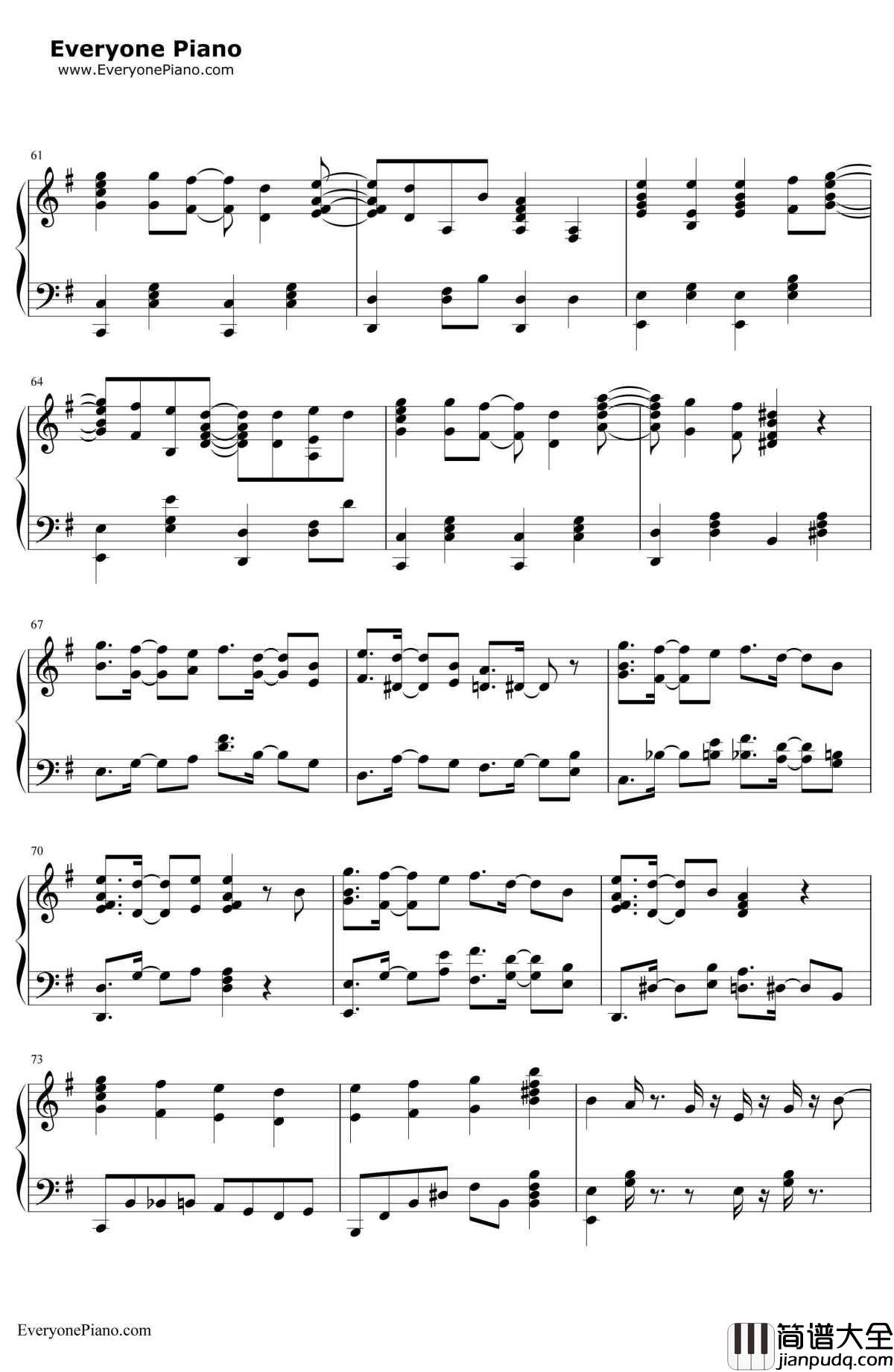 午夜の待ち合わせ钢琴谱_HelloSleepwalkers_野良神OP