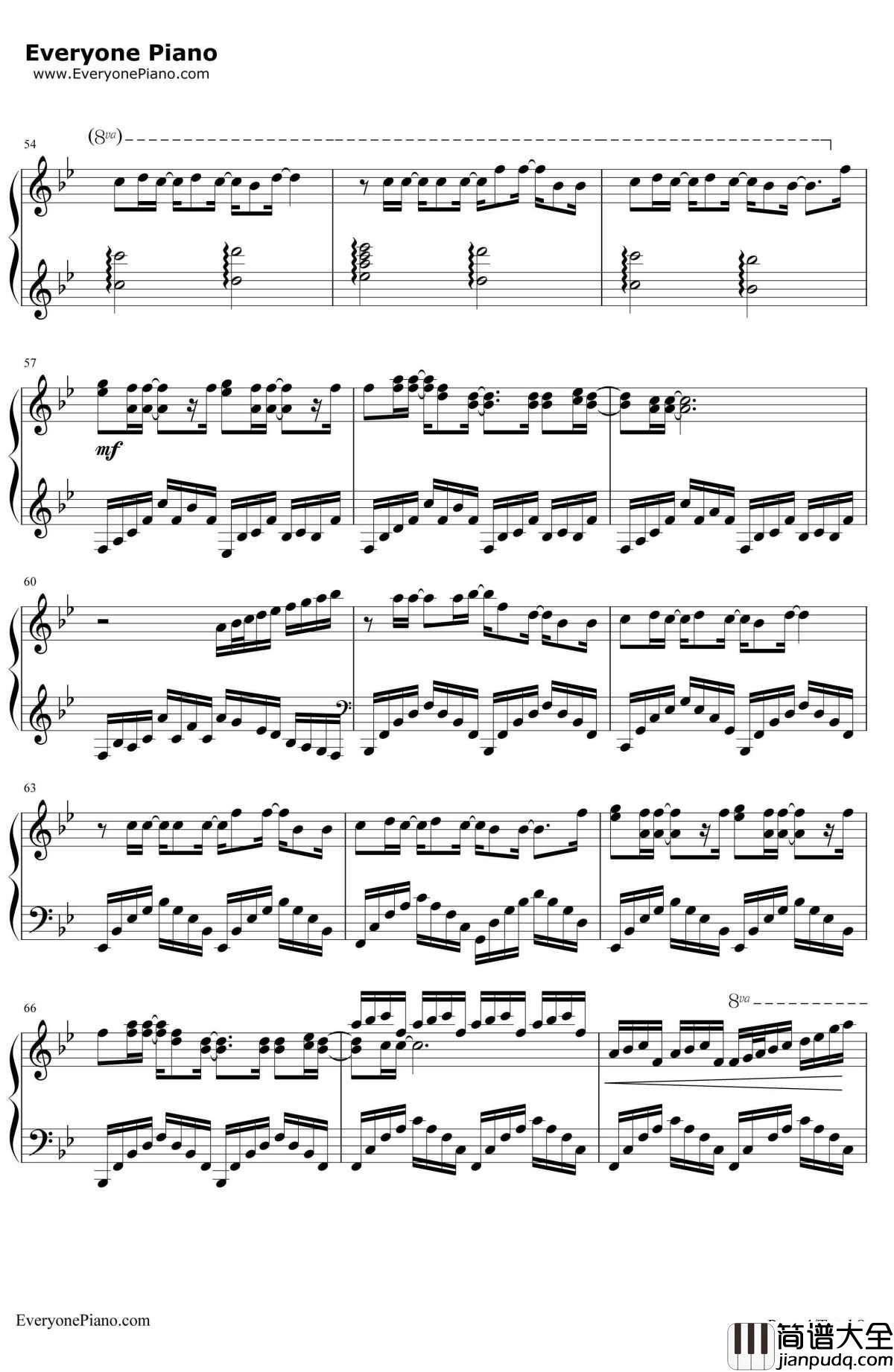 罪の名前钢琴谱_初音未来Ryo_游戏_初音ミク_ProjectDIVA_X_主题曲