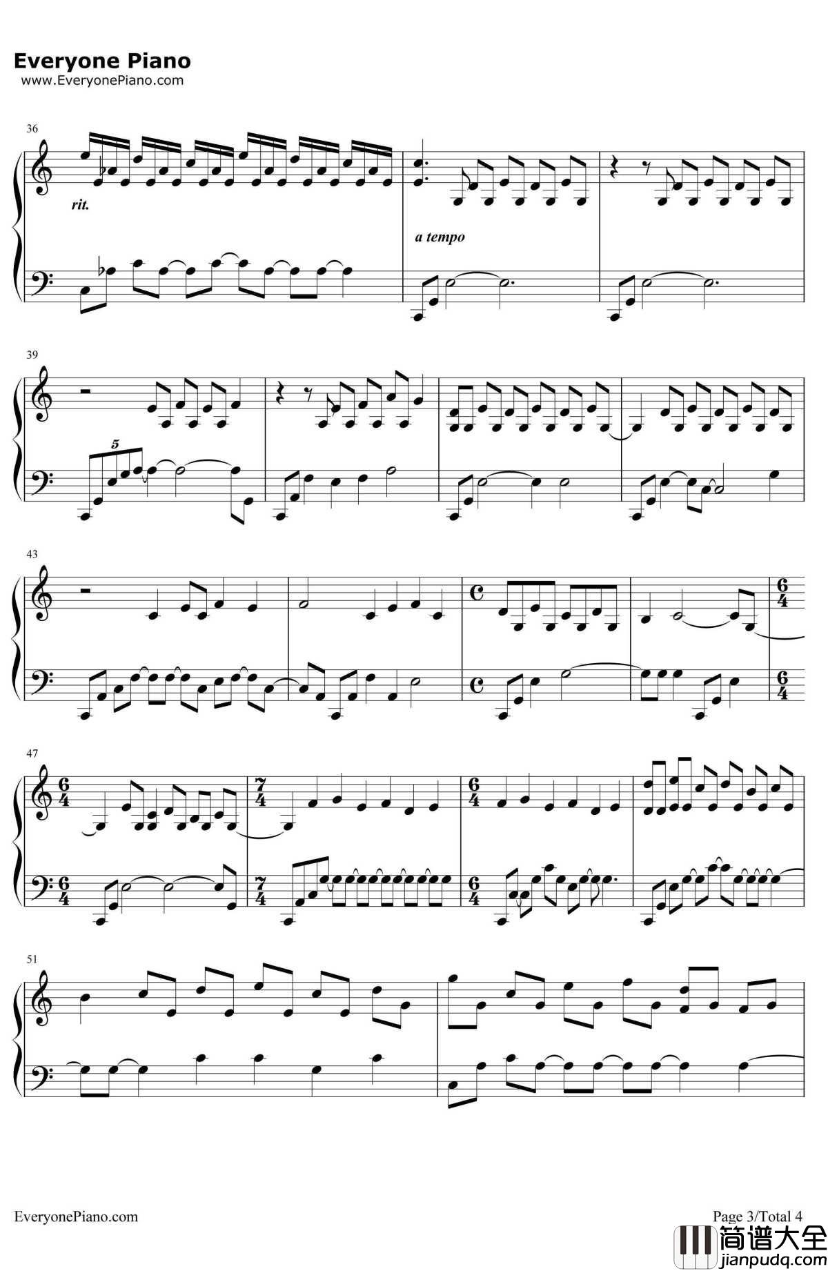 BlindFilm钢琴谱_Yiruma