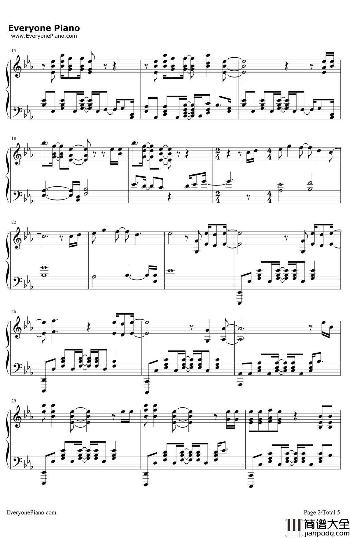 You'reBeautiful钢琴谱_JamesBlunt