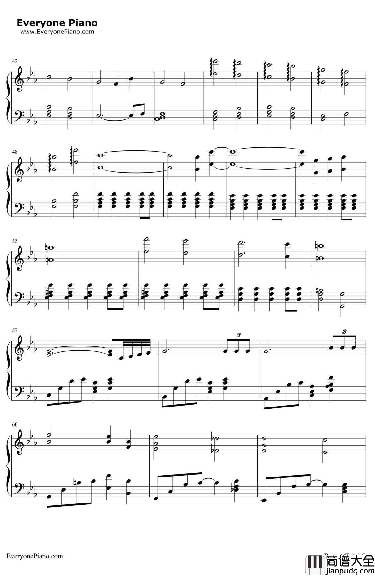 間の楔钢琴谱_间之楔