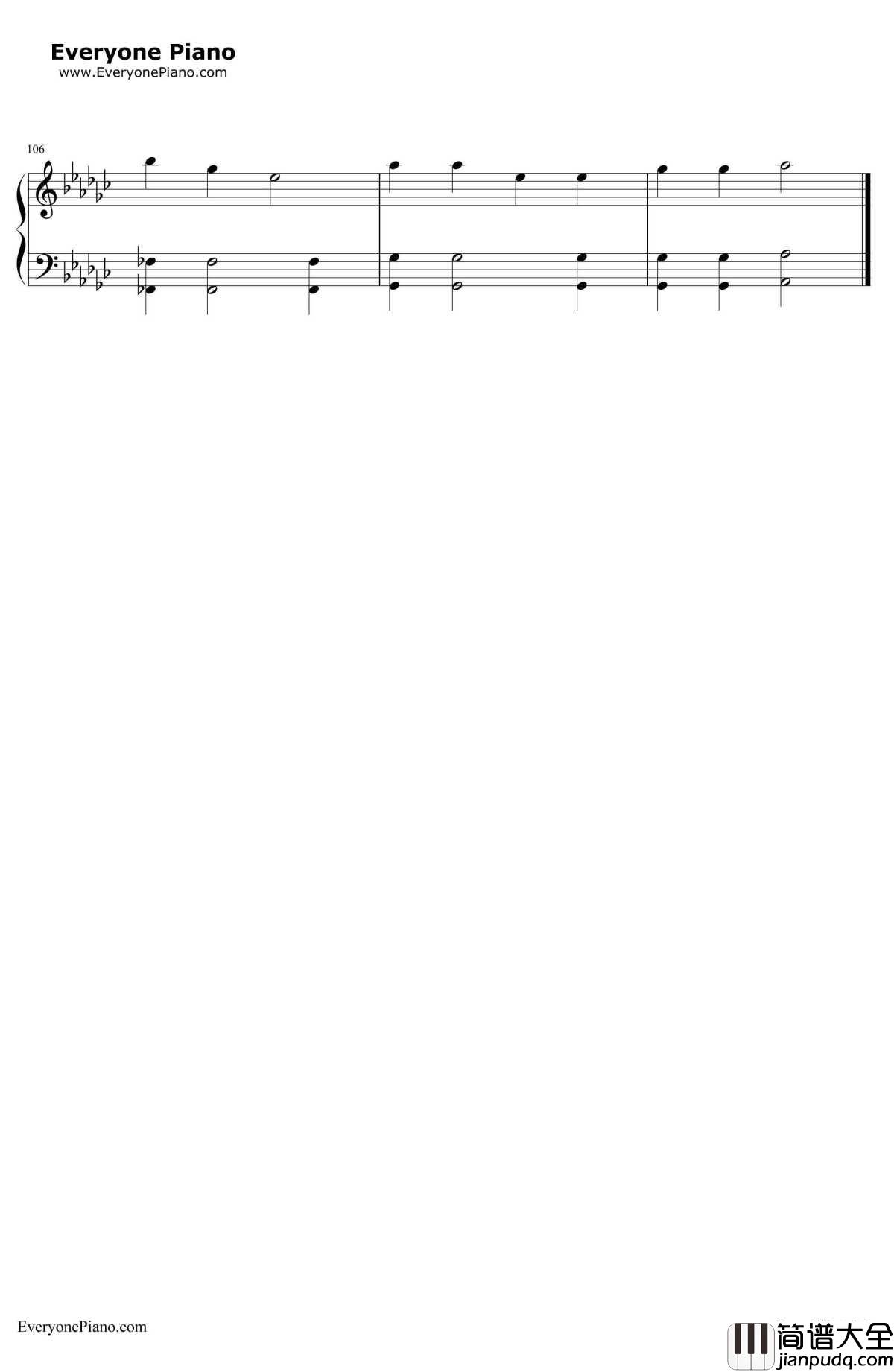 History钢琴谱_EXO