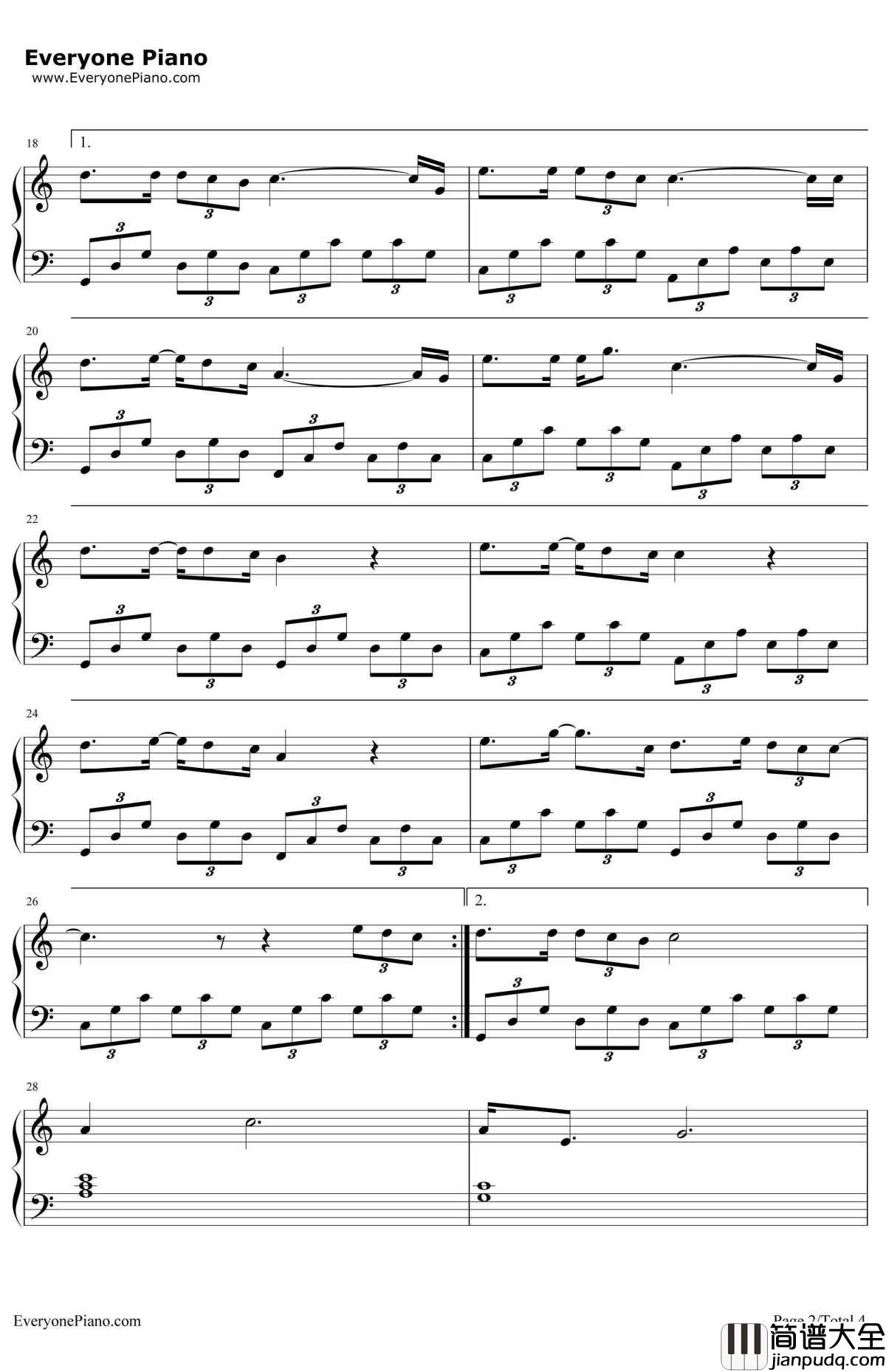 SongoftheSea(Lullaby)钢琴谱_NolwennLeroy_电影_海洋之歌_片尾曲