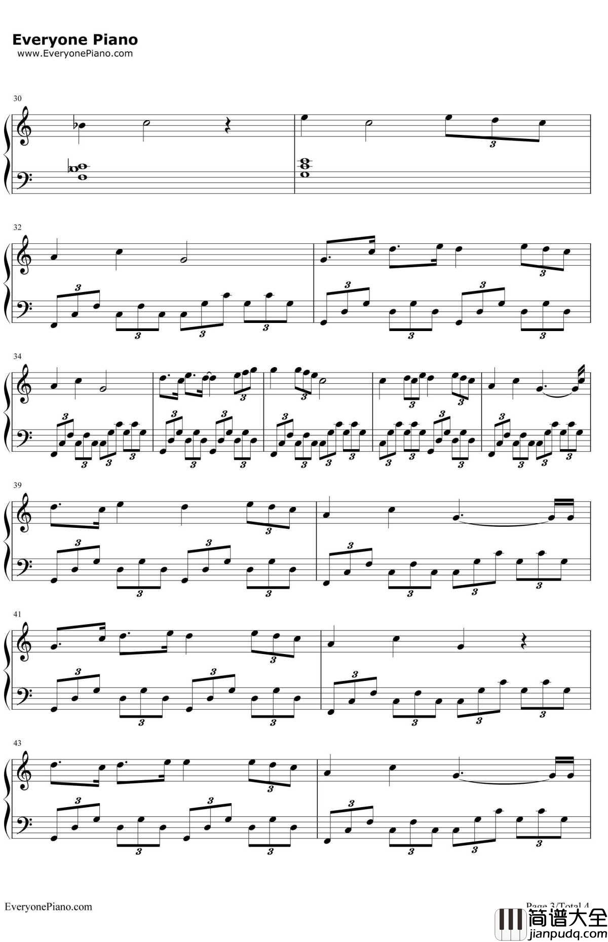 SongoftheSea(Lullaby)钢琴谱_NolwennLeroy_电影_海洋之歌_片尾曲