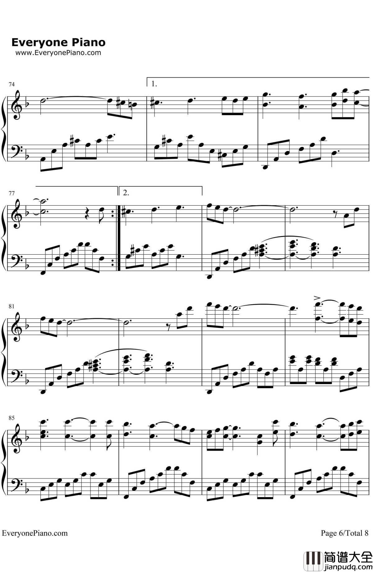 Felitsa（费丽萨）钢琴谱_雅尼