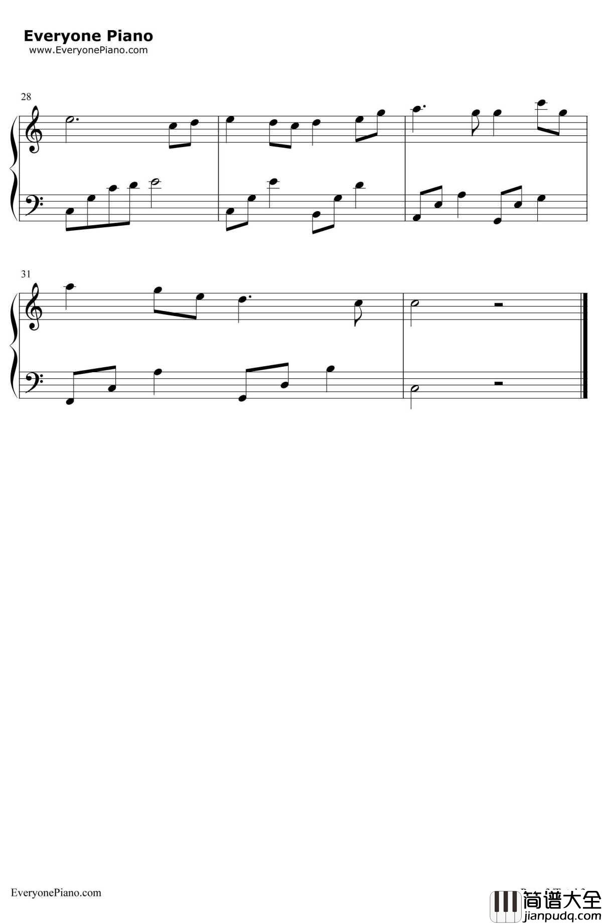 爱尔兰画眉（漫步神秘园）钢琴谱_JoanieMadden