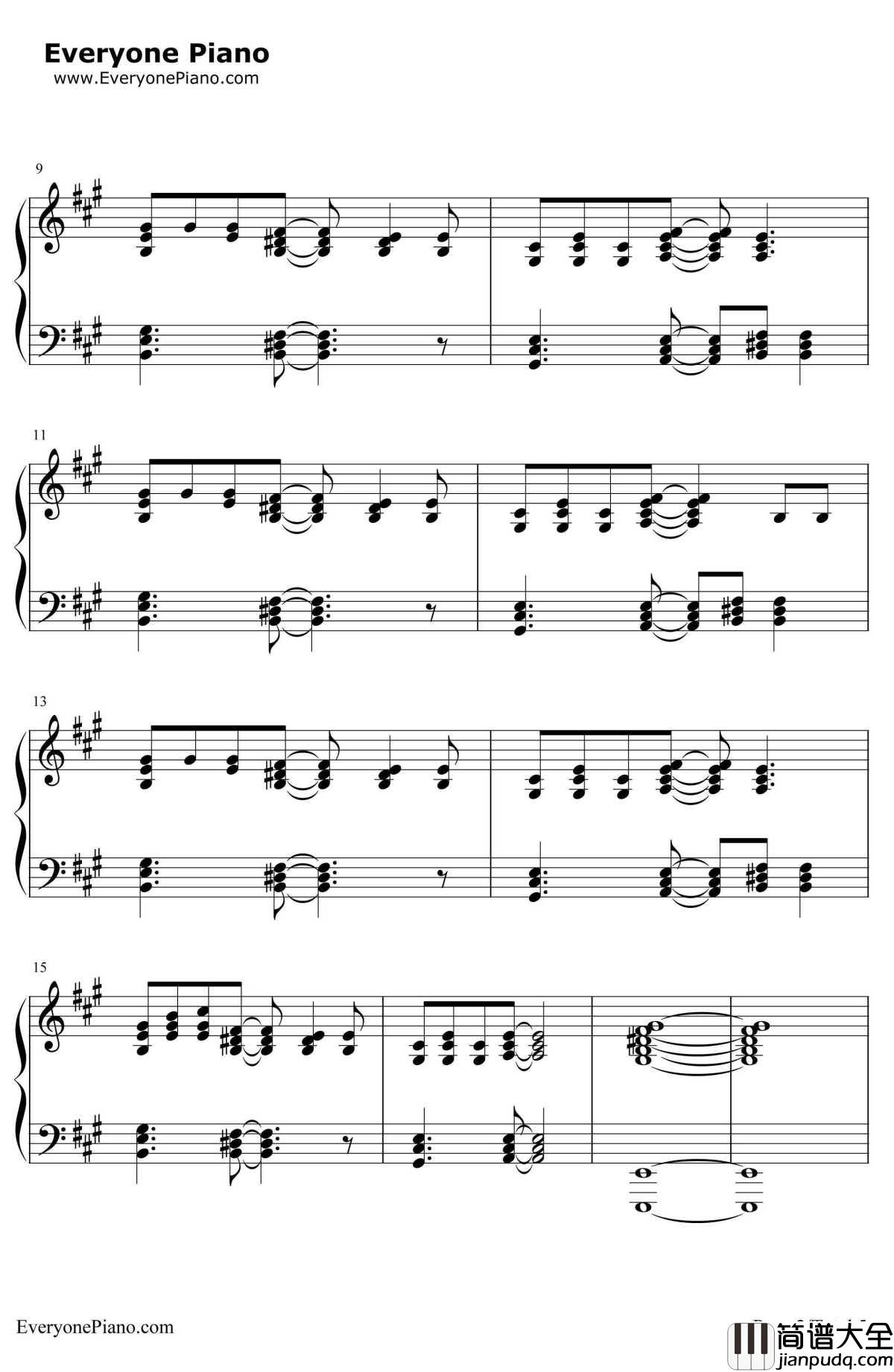 UnderTheBridge钢琴谱_RedHotChiliPeppers