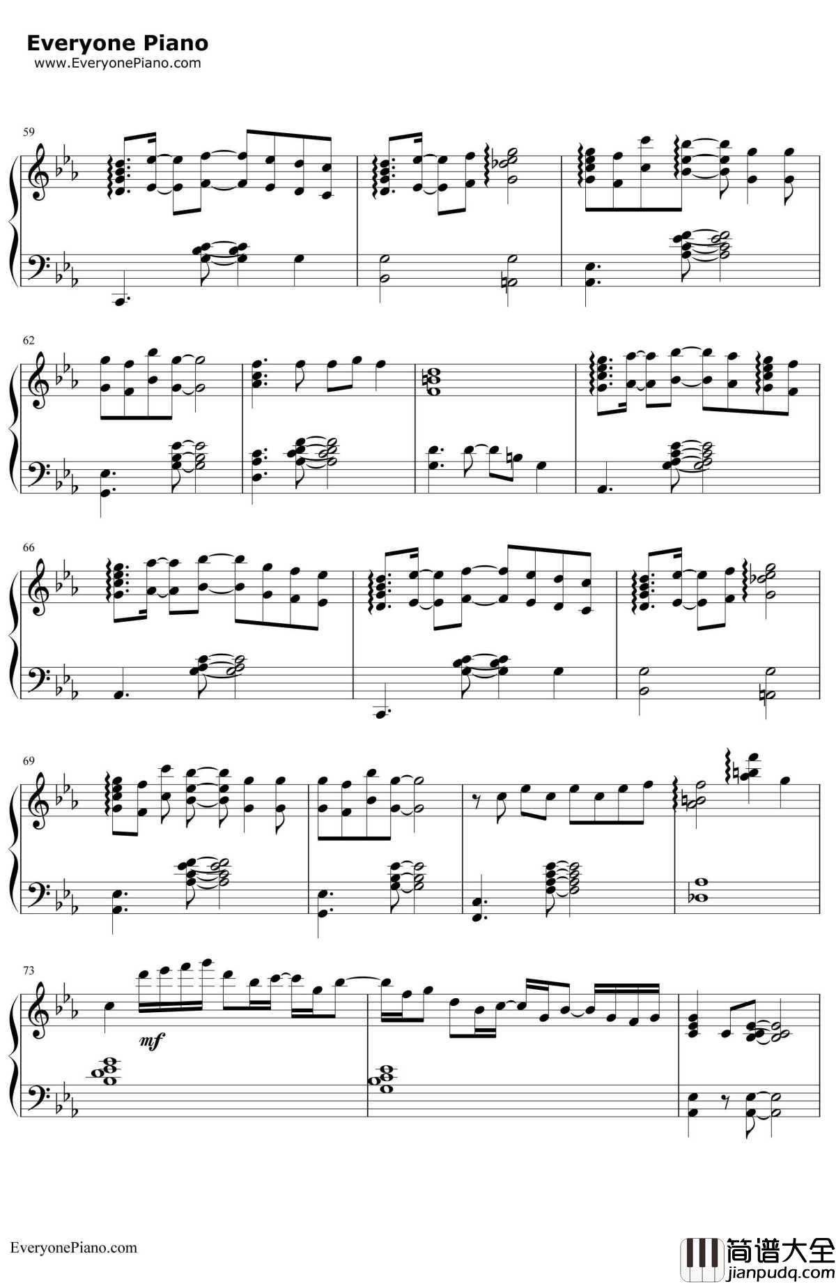 突如其来的爱情钢琴谱_小田和正__东京爱情故事_主题曲