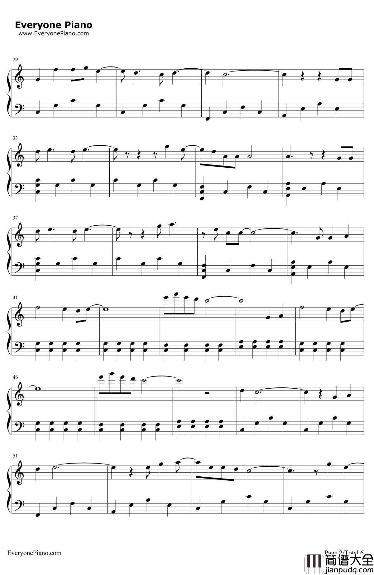 AdoreYou钢琴谱_MileyCyrus