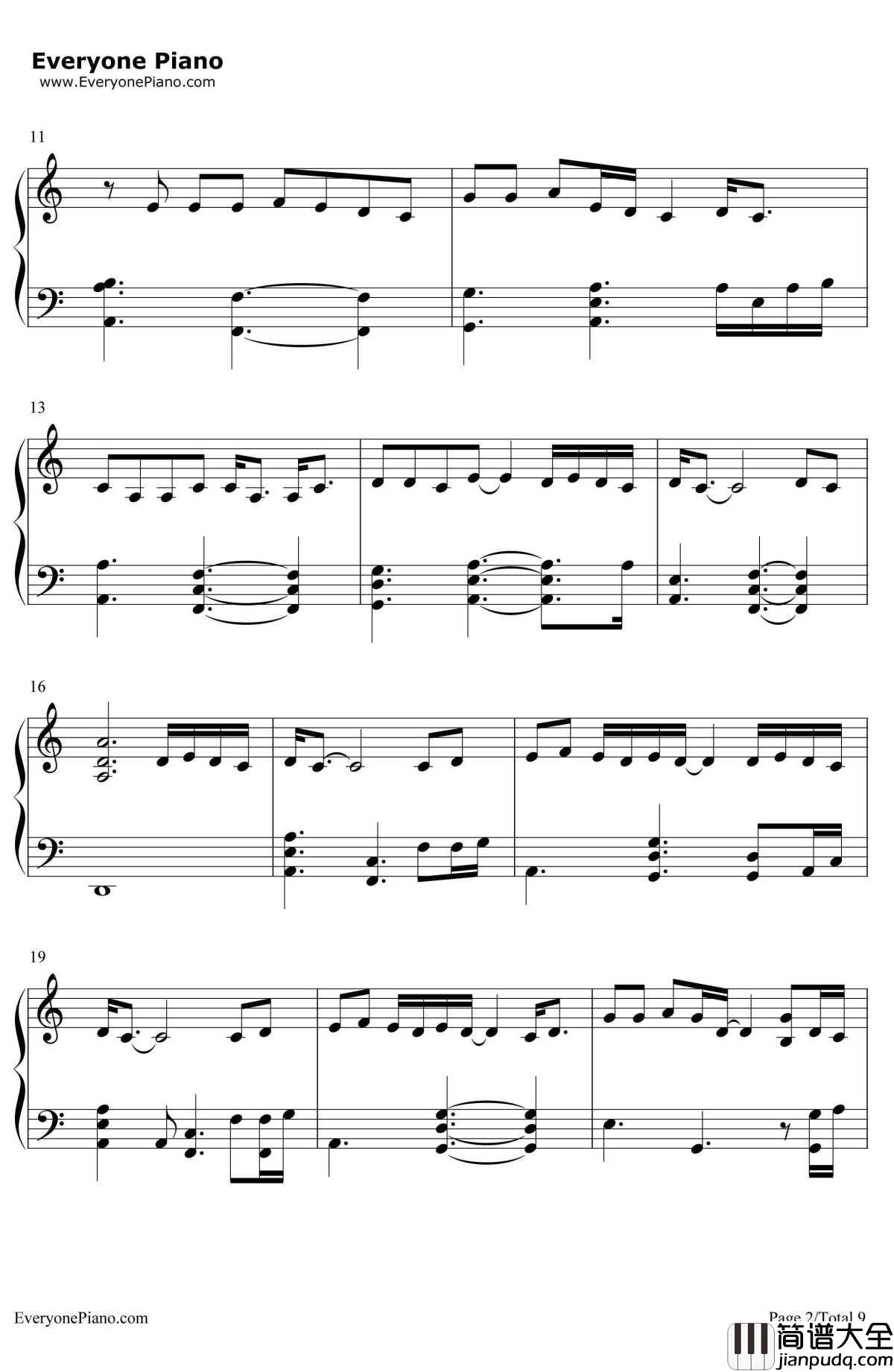 ListenToYourHeart（倾听你的心声）钢琴谱_Roxette