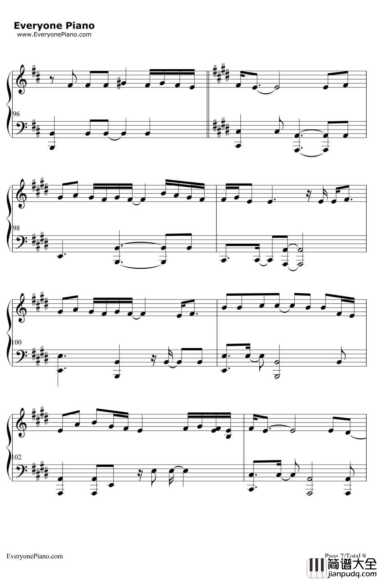 ListenToYourHeart（倾听你的心声）钢琴谱_Roxette