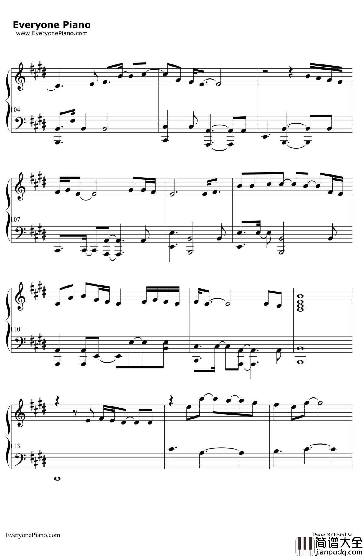 ListenToYourHeart（倾听你的心声）钢琴谱_Roxette