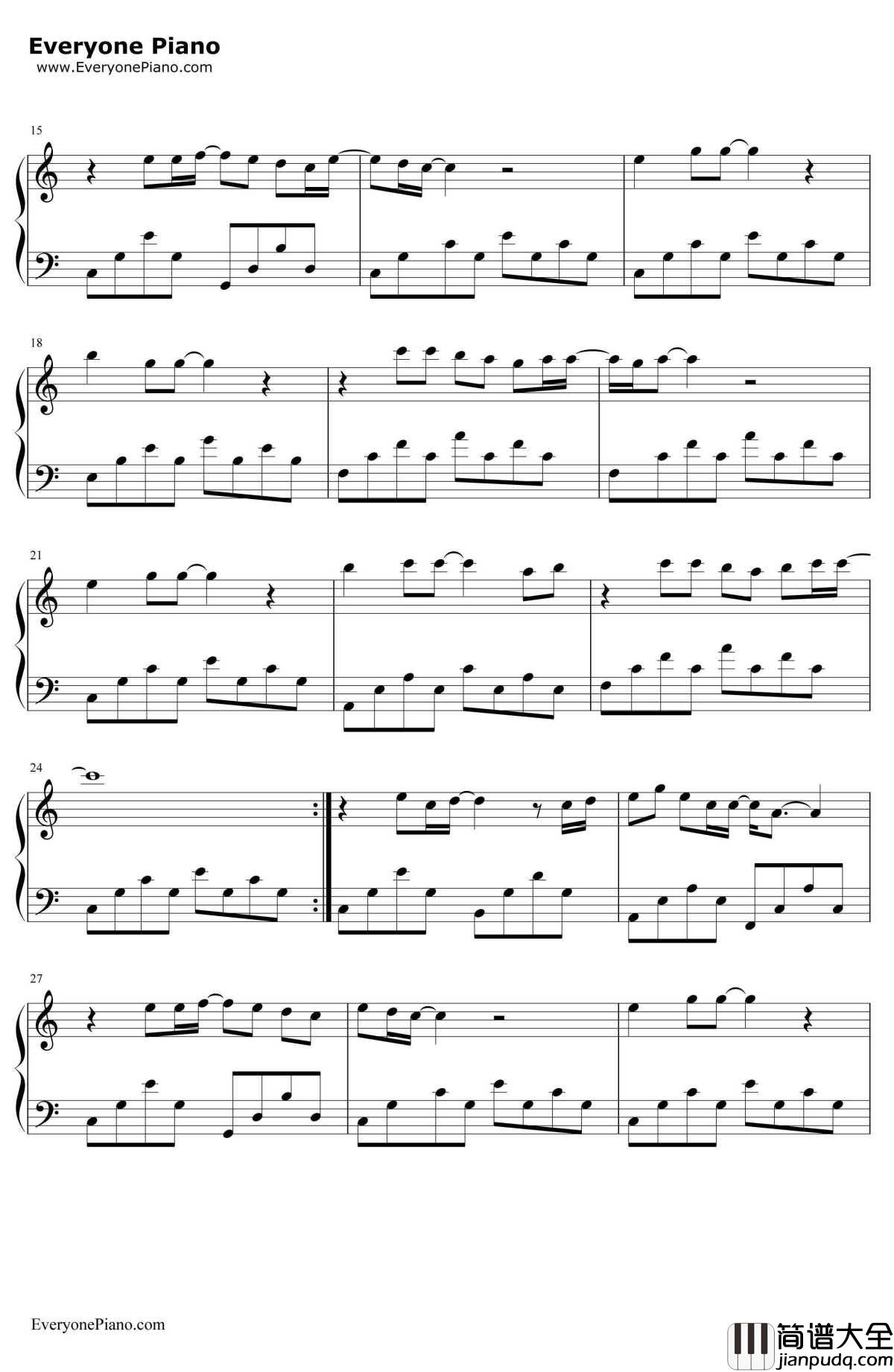 Angel钢琴谱_陶喆