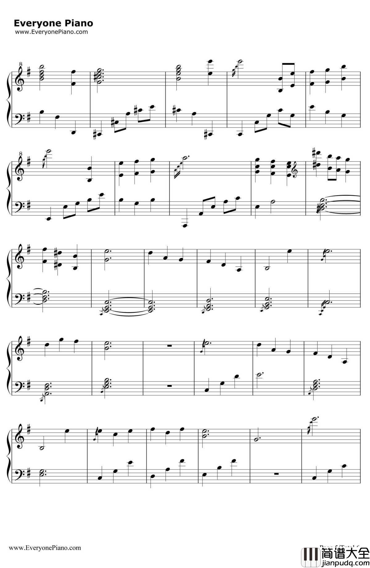 绿眼のジェラシー钢琴谱_东方project_东方地灵殿SubterraneanAnimism