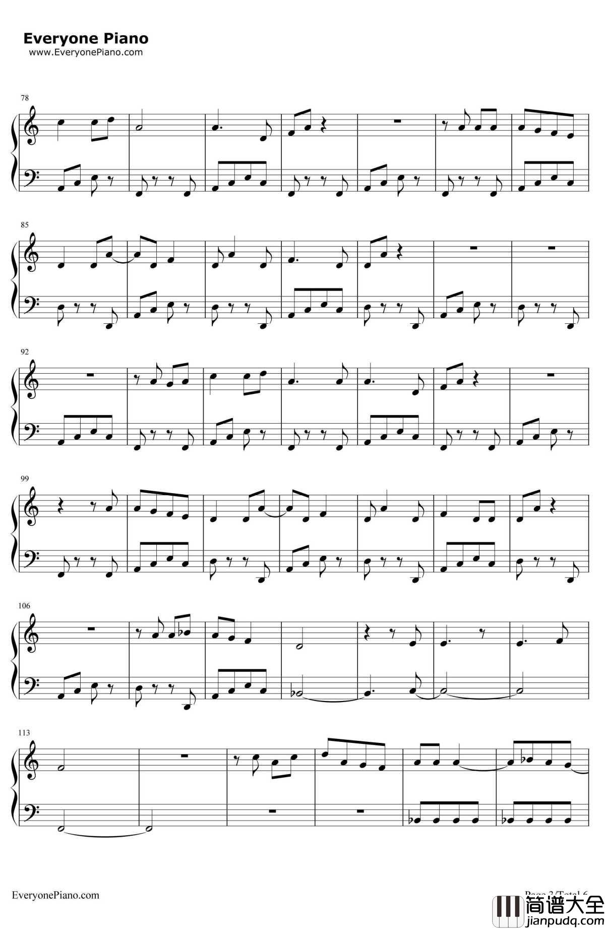 Still_Into_You钢琴谱_Paramore