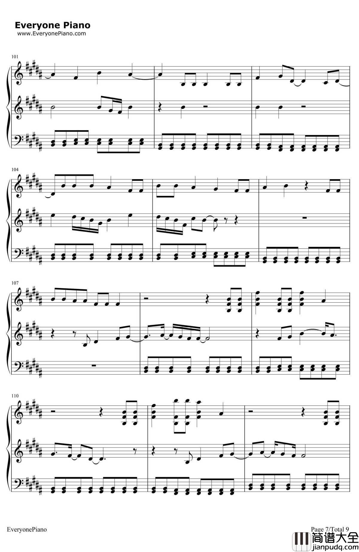 PrettyHurts钢琴谱_Beyonce