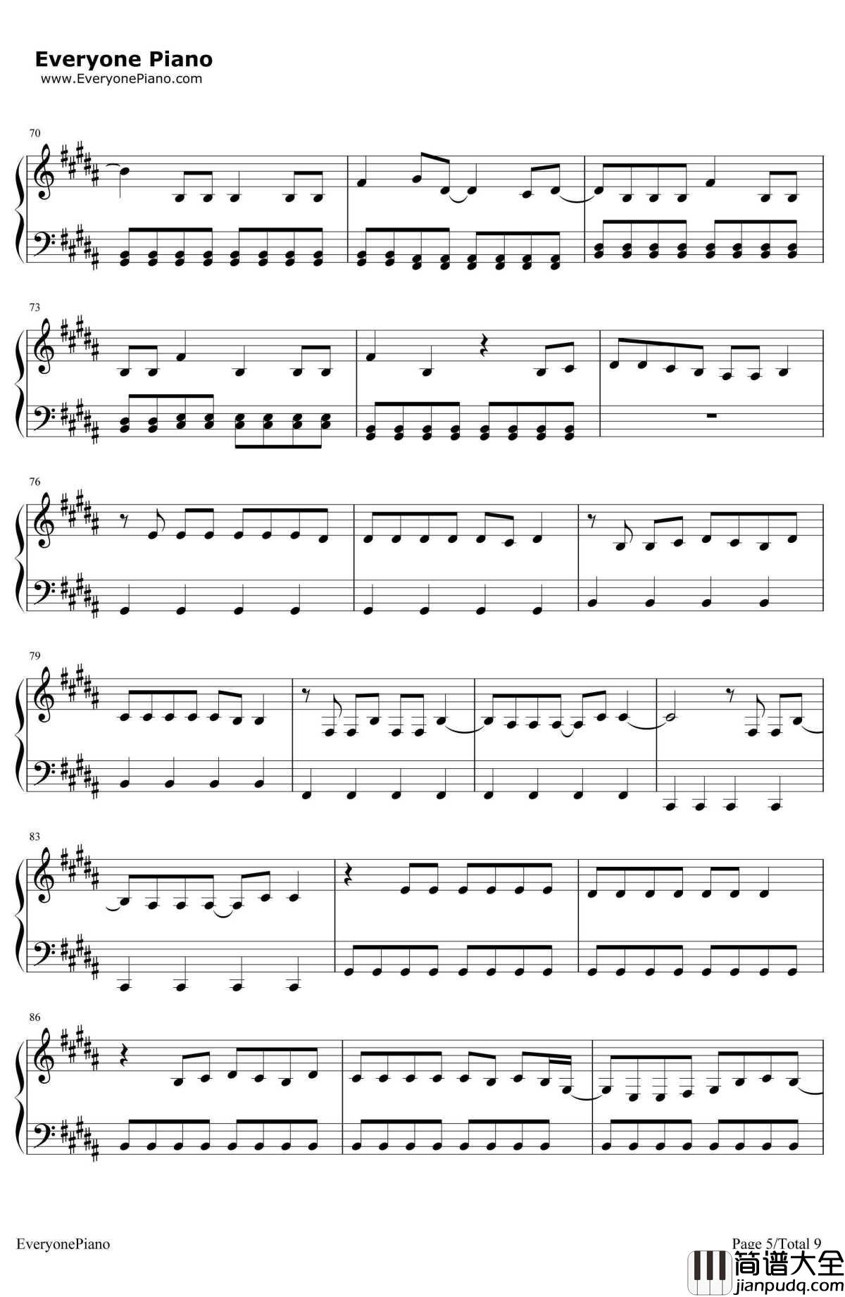 PrettyHurts钢琴谱_Beyonce