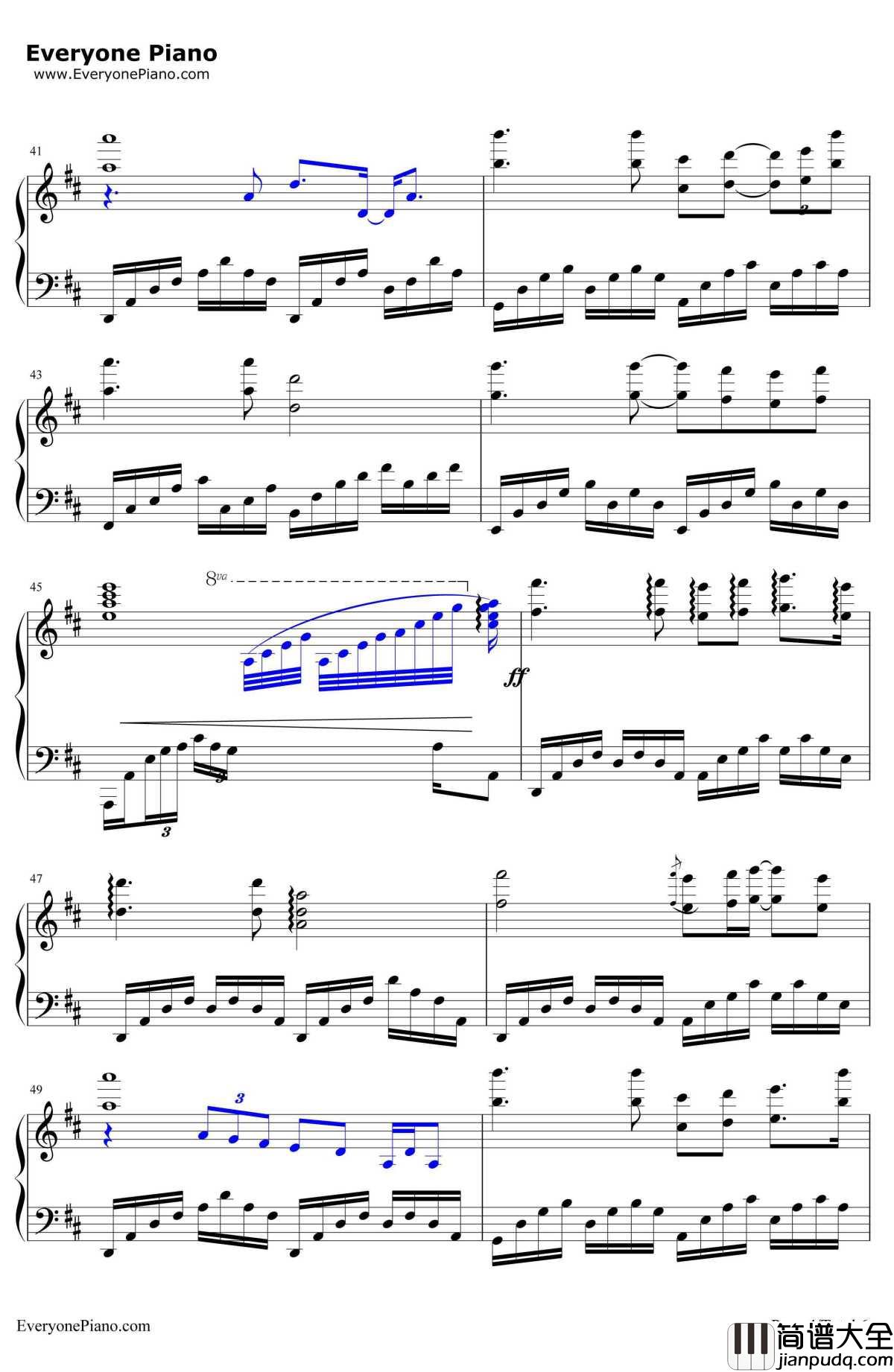 AndI...You钢琴谱_GiovanniMarradi(乔瓦尼)