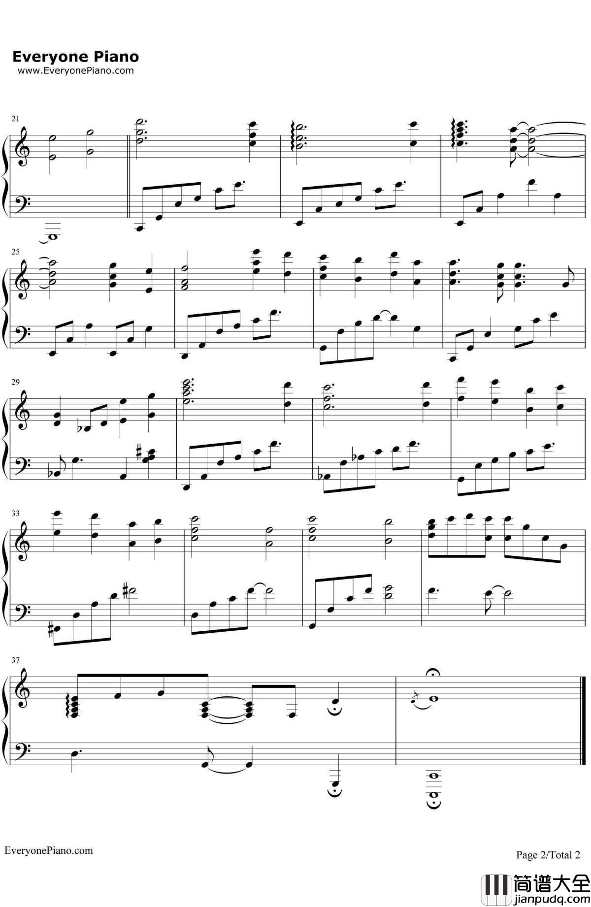 InMemories钢琴谱_主君的太阳