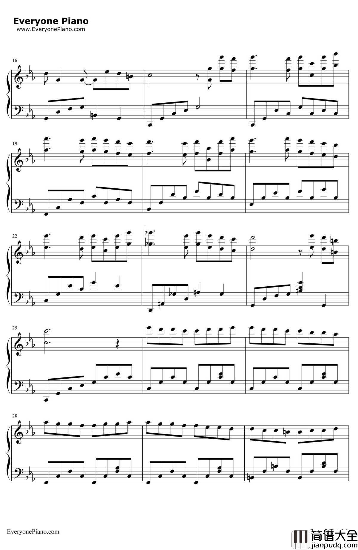 澄镜之水（Still_Waters）钢琴谱_马克西姆Maksim_澄镜之水（StillWaters）