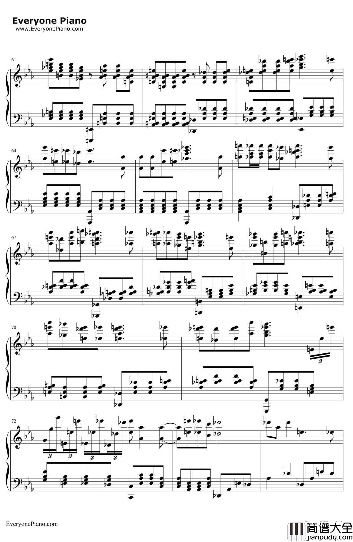 澄镜之水（Still_Waters）钢琴谱_马克西姆Maksim_澄镜之水（StillWaters）